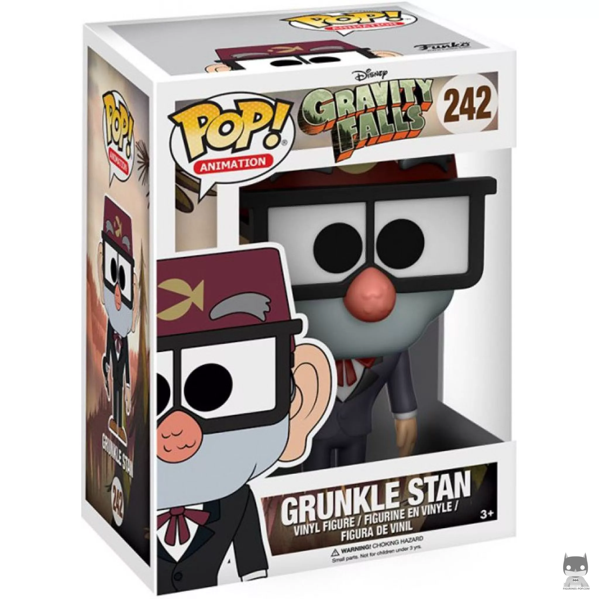 Grunkle Stan Funko Pop! figure in its box