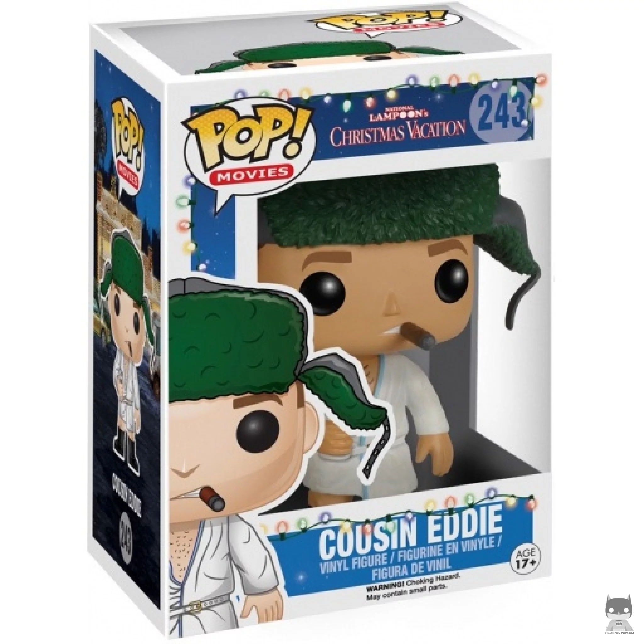 Cousin Eddie Funko Pop! figure in its box