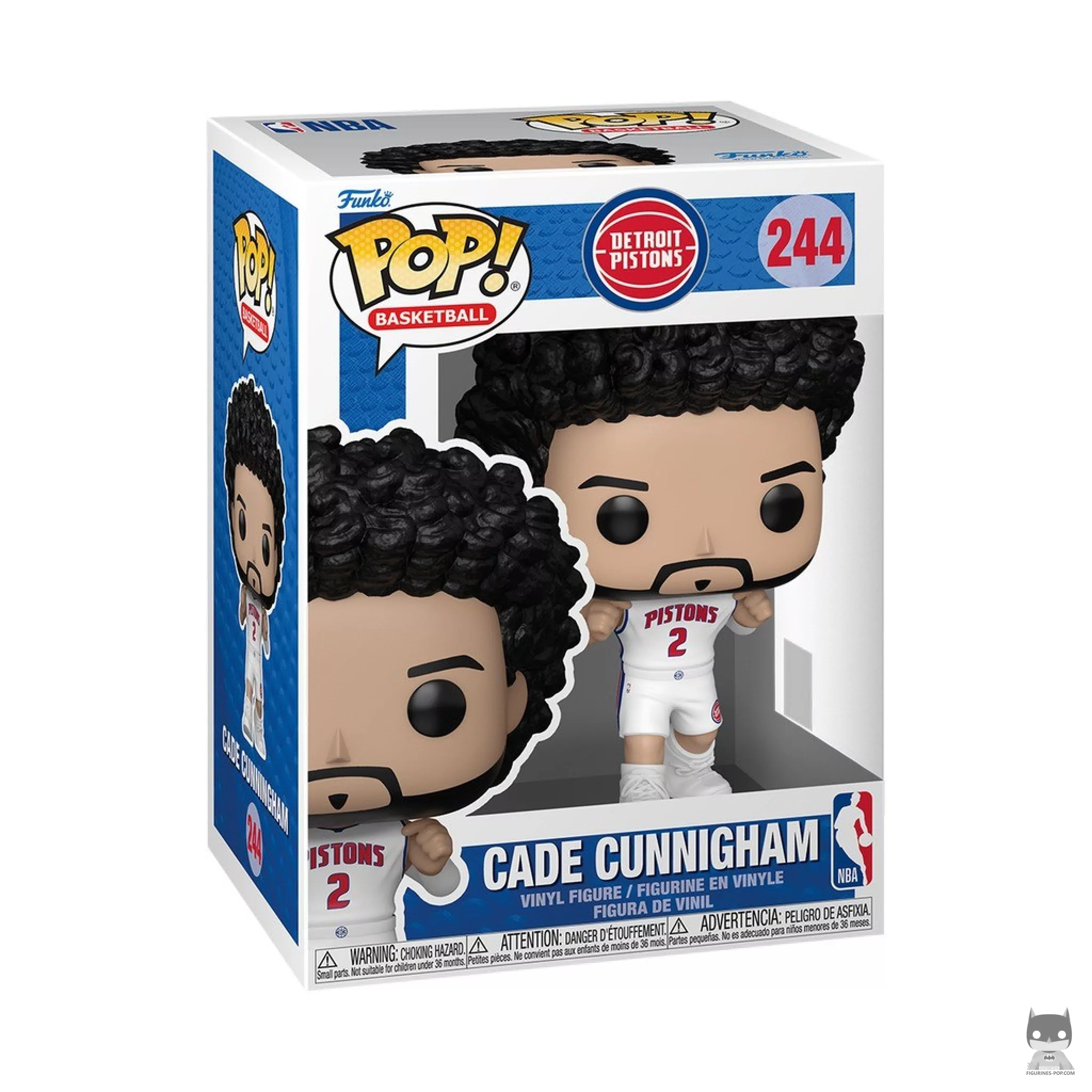 Cade Cunningham (White Association Edition Jersey) Funko Pop! figure in its box
