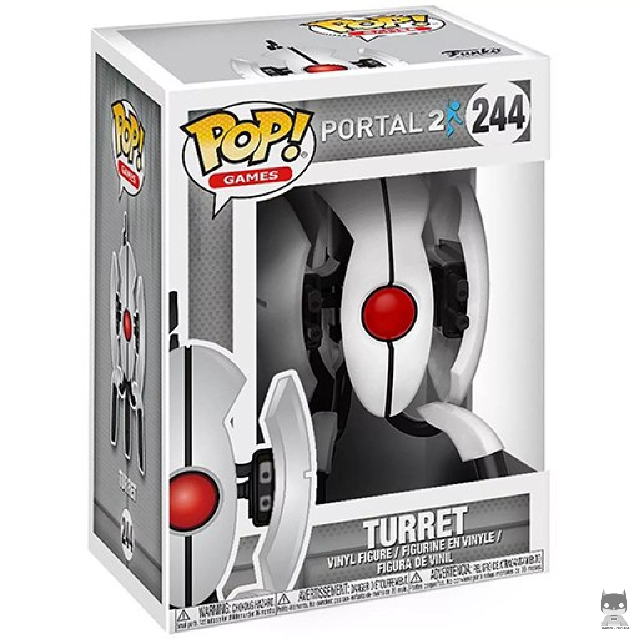 Turret Funko Pop! figure in its box