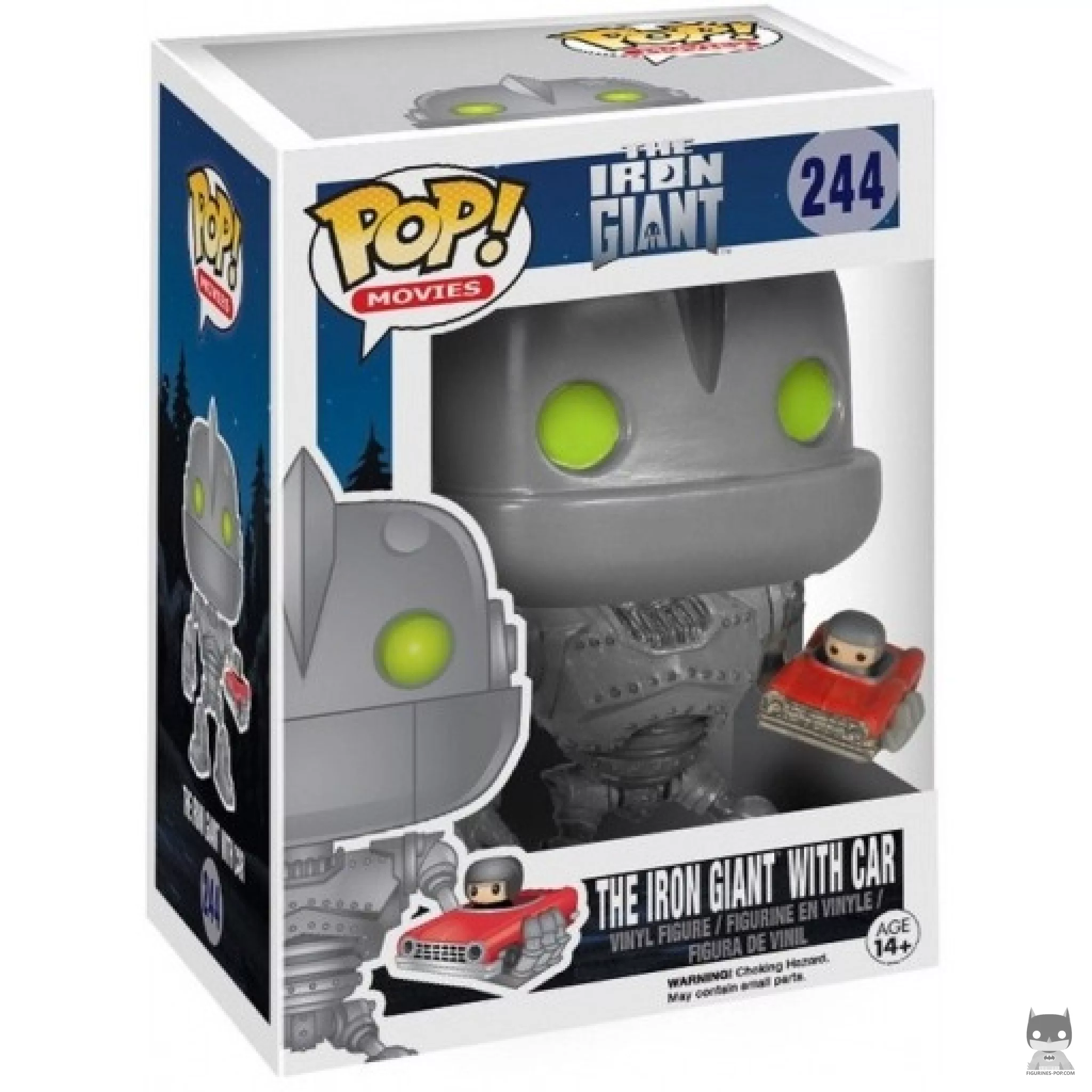 The Iron Giant with Car Funko Pop! figure in its box