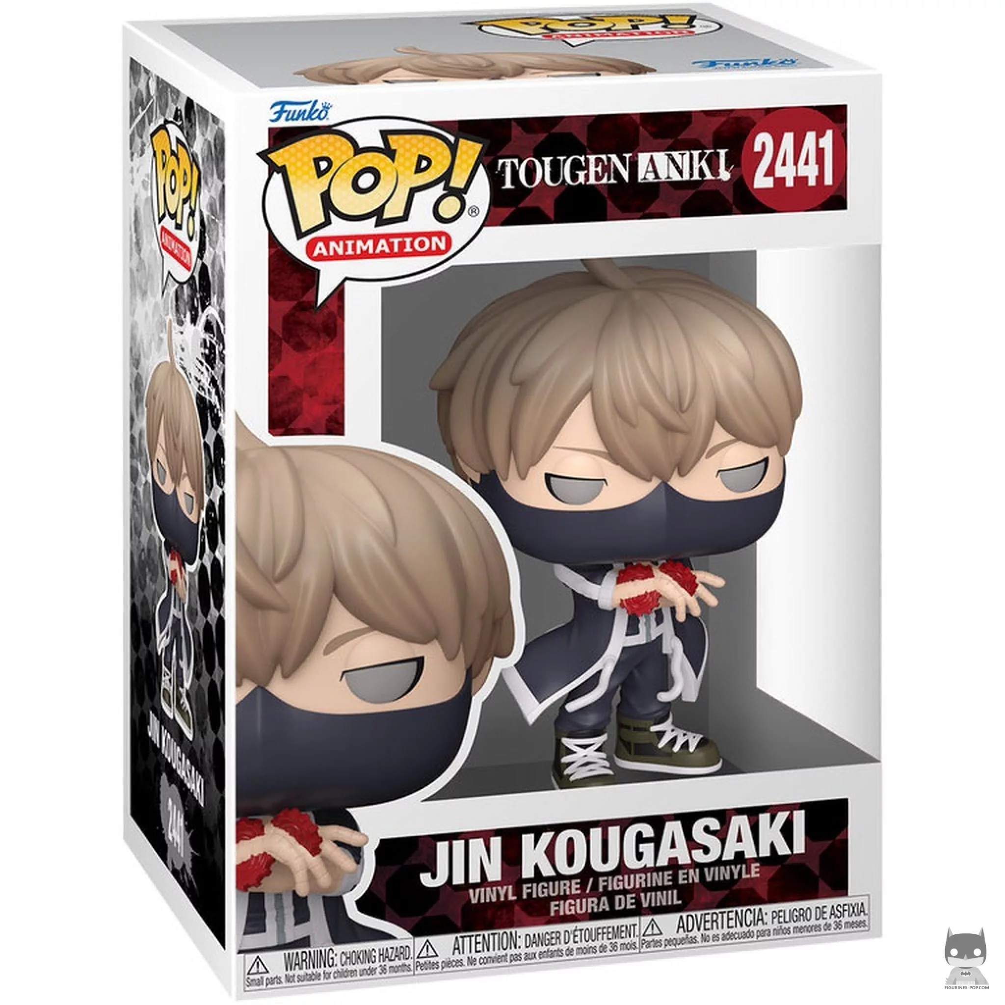 Jin Kougasaki Funko Pop! figure in its box