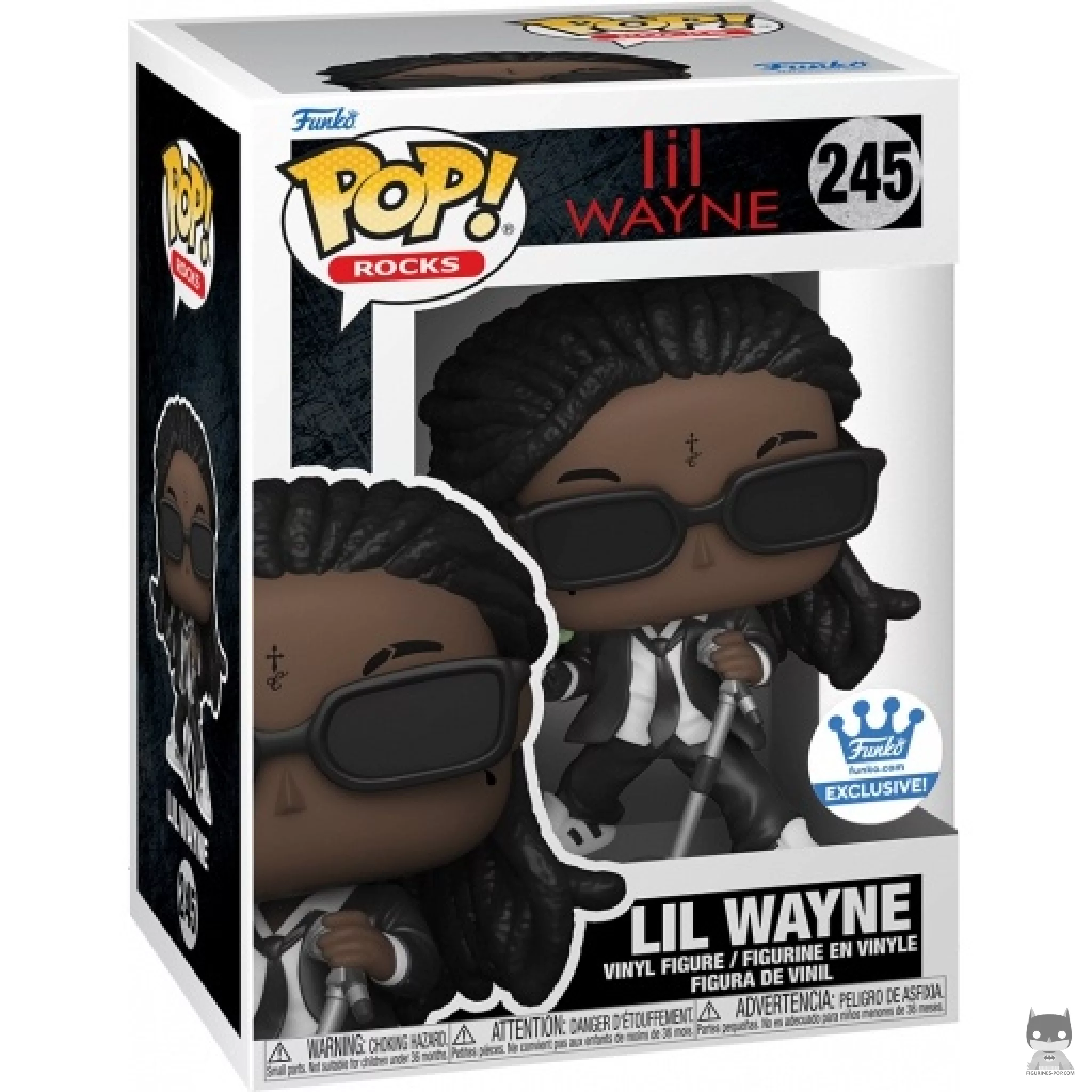 Lil Wayne Funko Pop! figure in its box