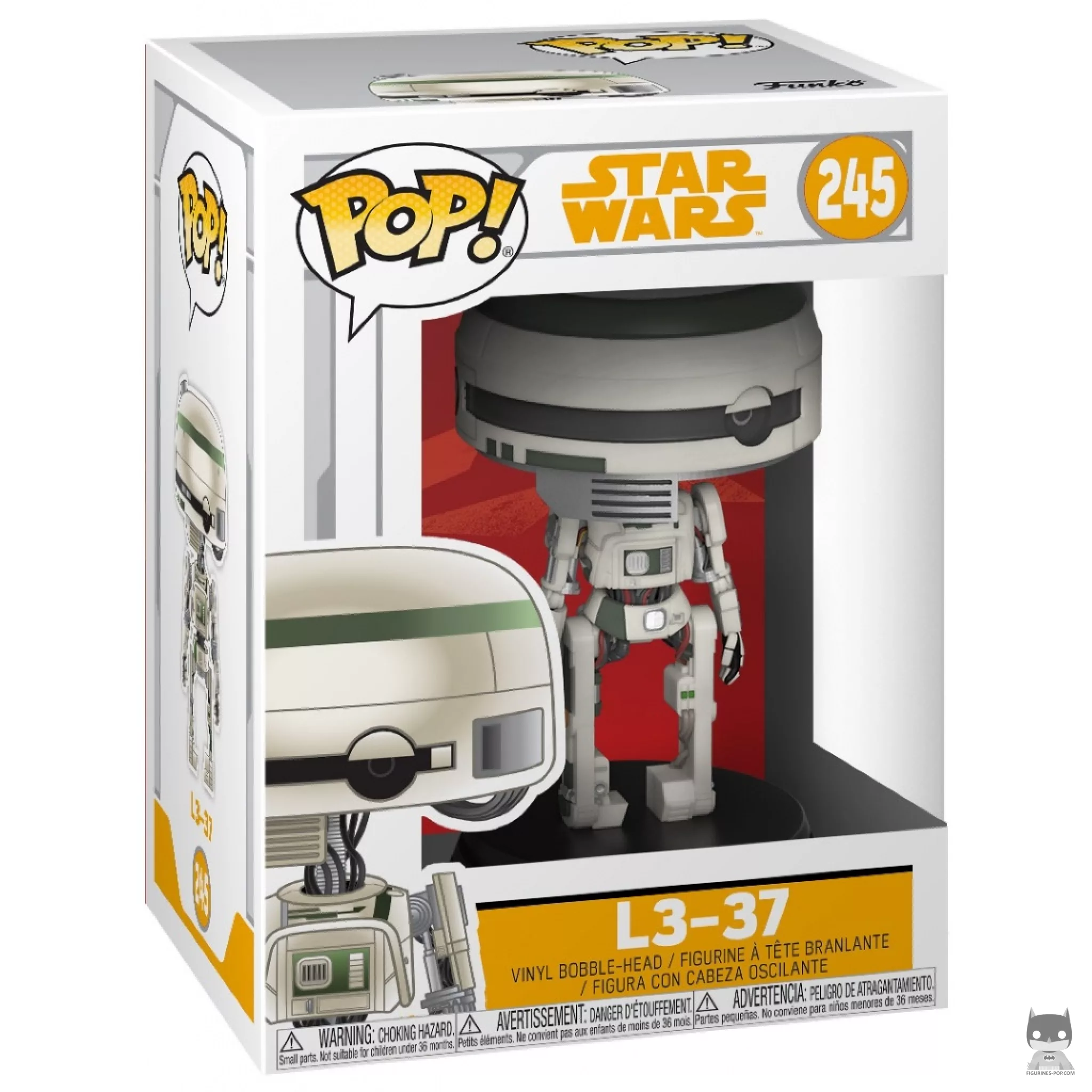L3-37 Funko Pop! figure in its box