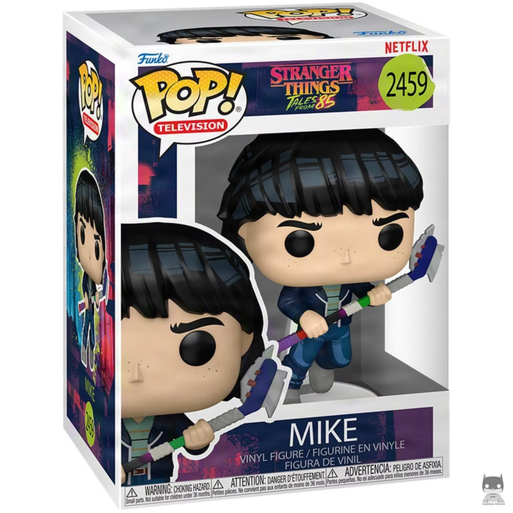 Mike Funko Pop! figure in its box