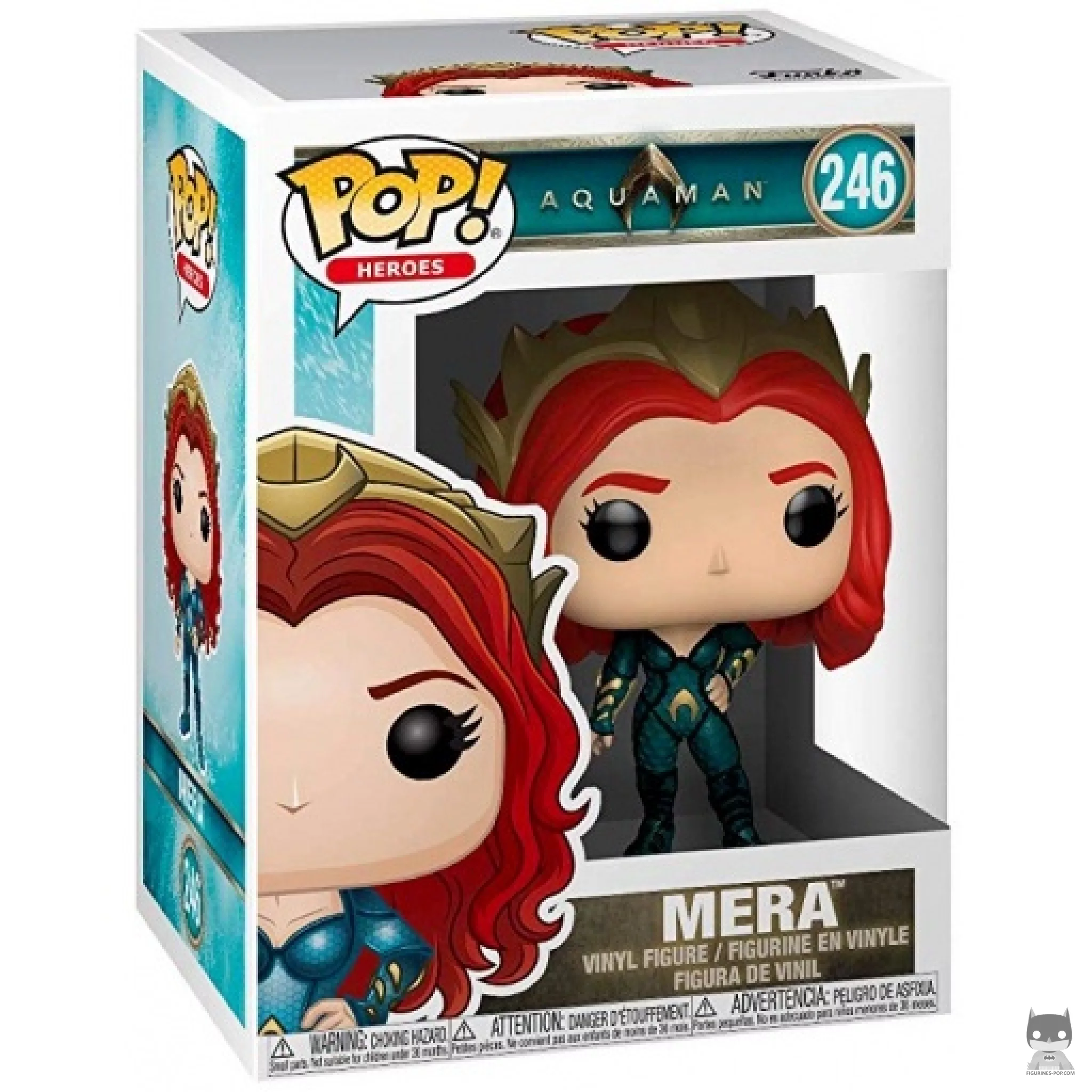 Mera Funko Pop! figure in its box