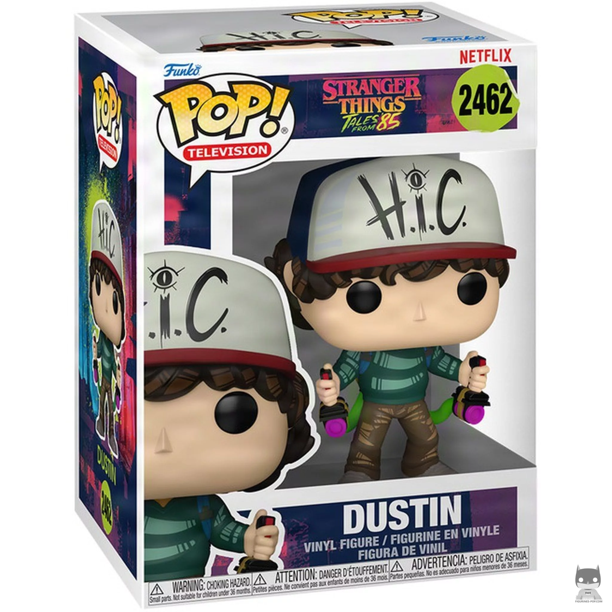 Dustin Funko Pop! figure in its box