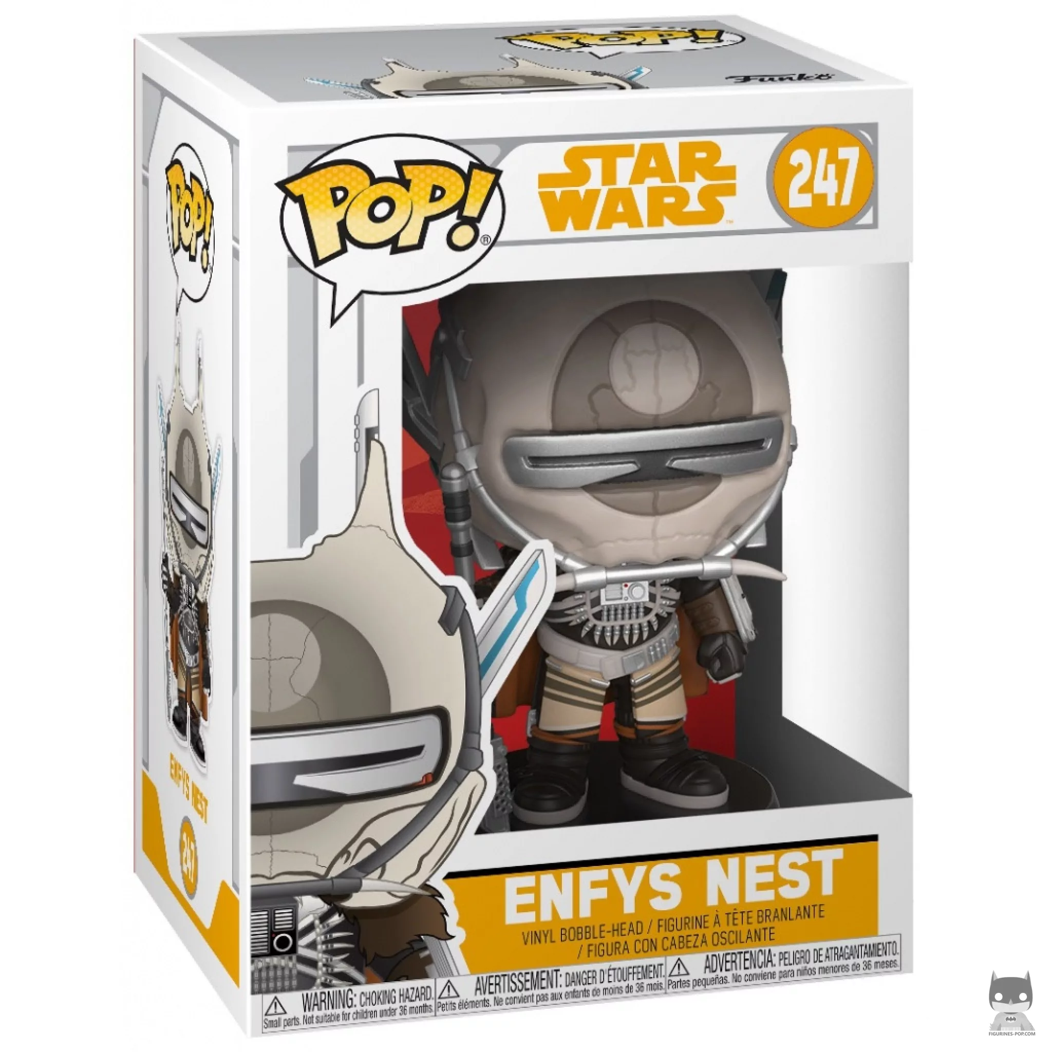 Enfys Nest Funko Pop! figure in its box