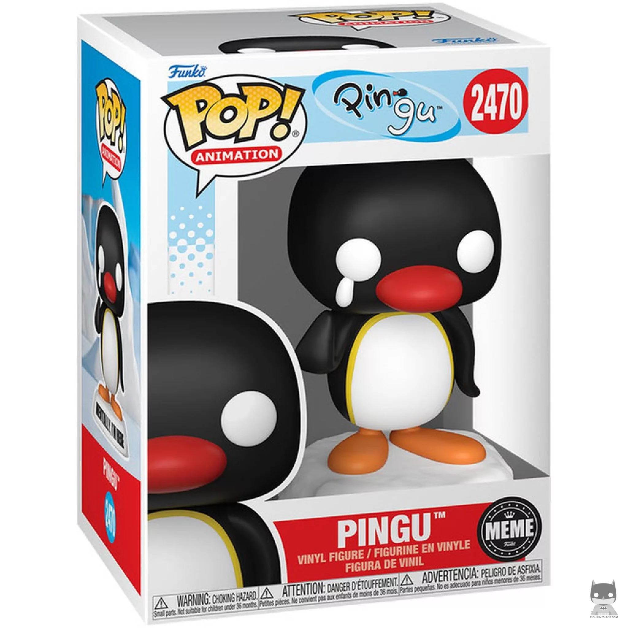 Pingu (Crying Meme) Funko Pop! figure in its box