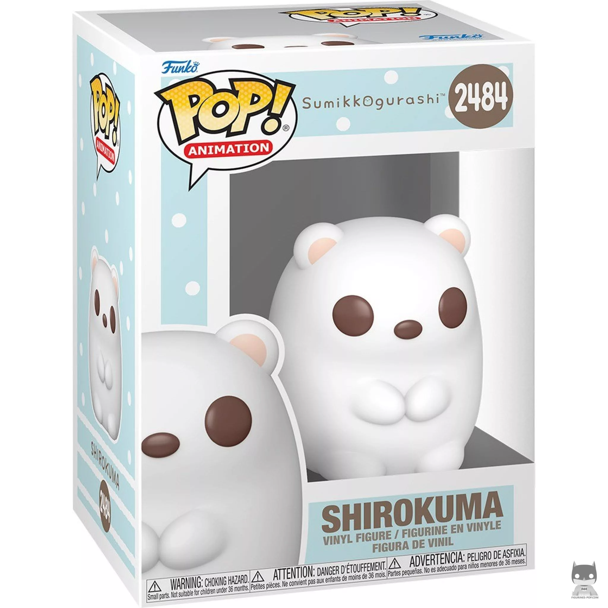 Shirokuma Funko Pop! figure in its box