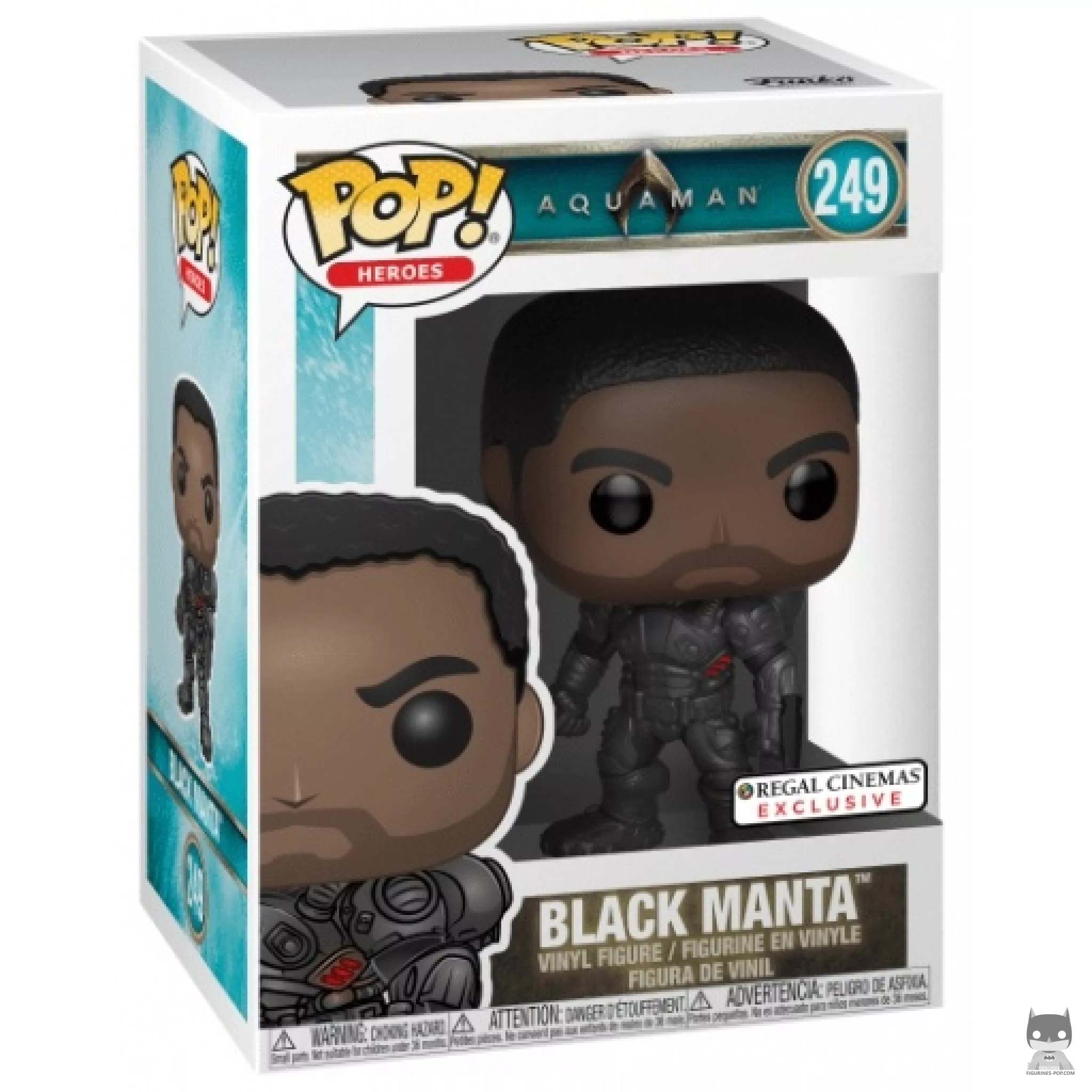 Black Manta (Unmasked) Funko Pop! figure in its box