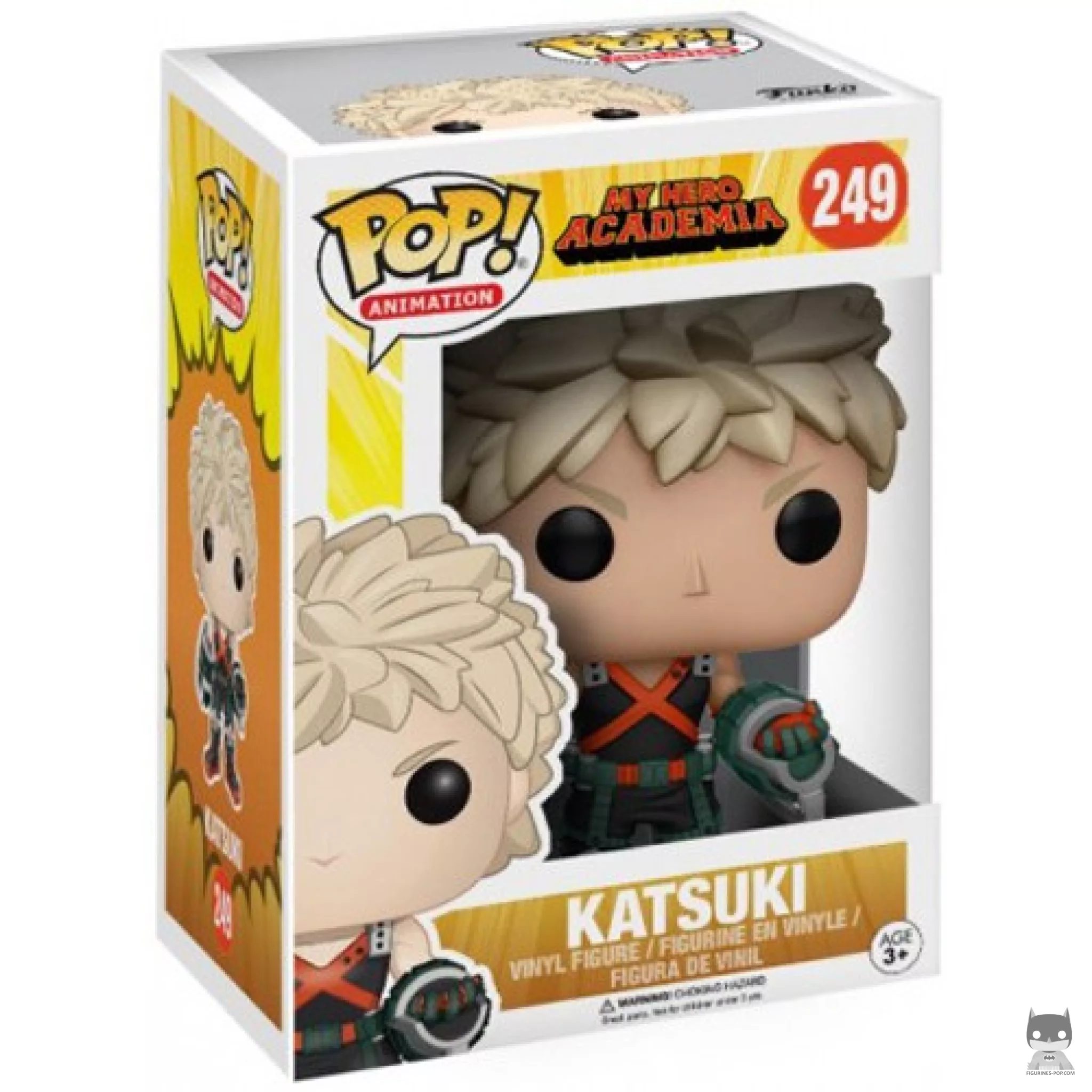 Katsuki Bakugo Funko Pop! figure in its box