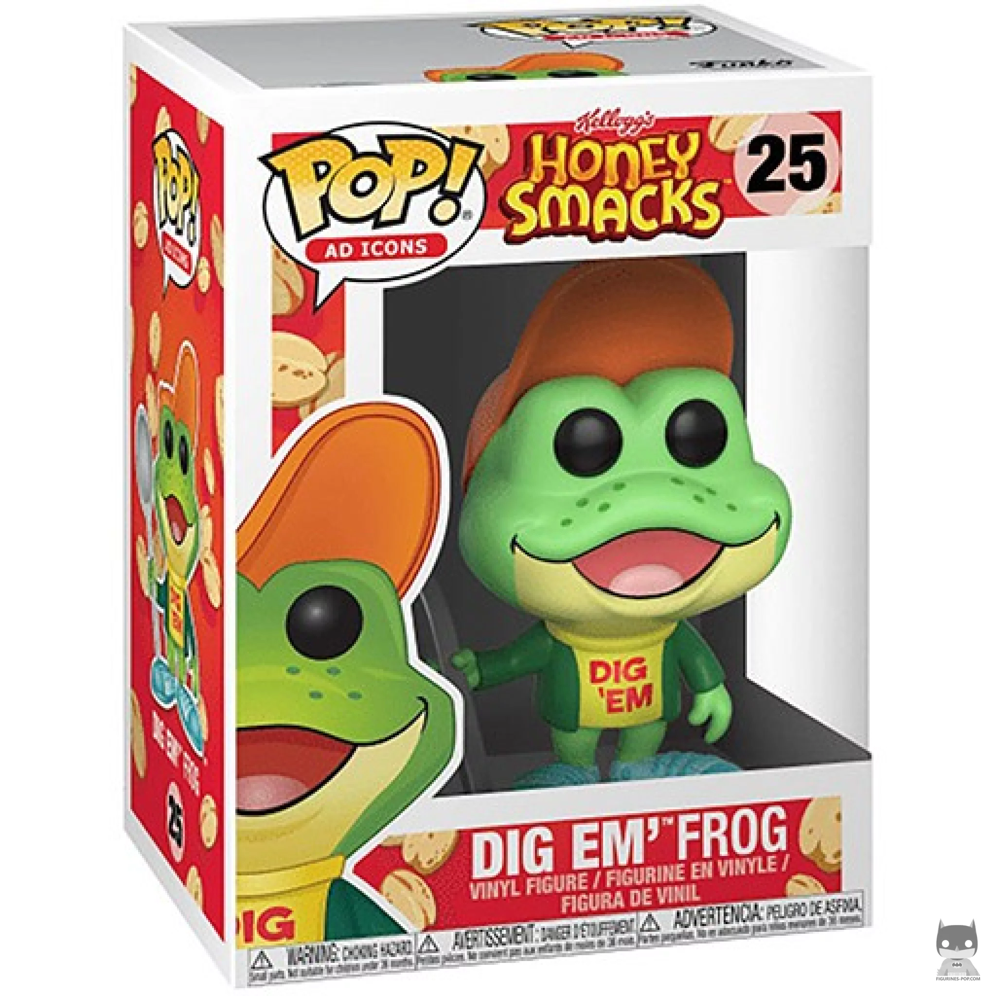 Dig Em' Frog Funko Pop! figure in its box