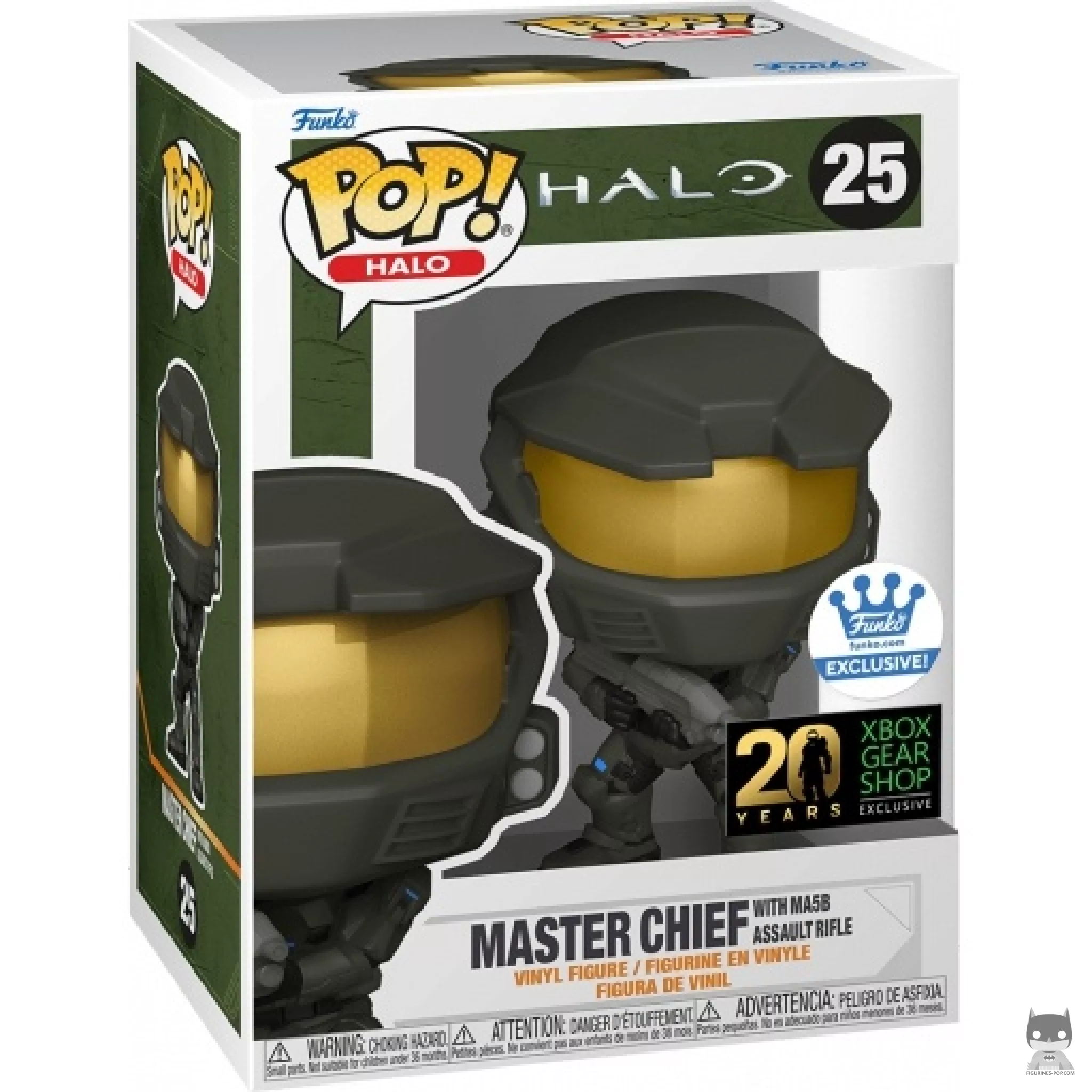 Master Chief with MA5B Assault Rifle Funko Pop! figure in its box