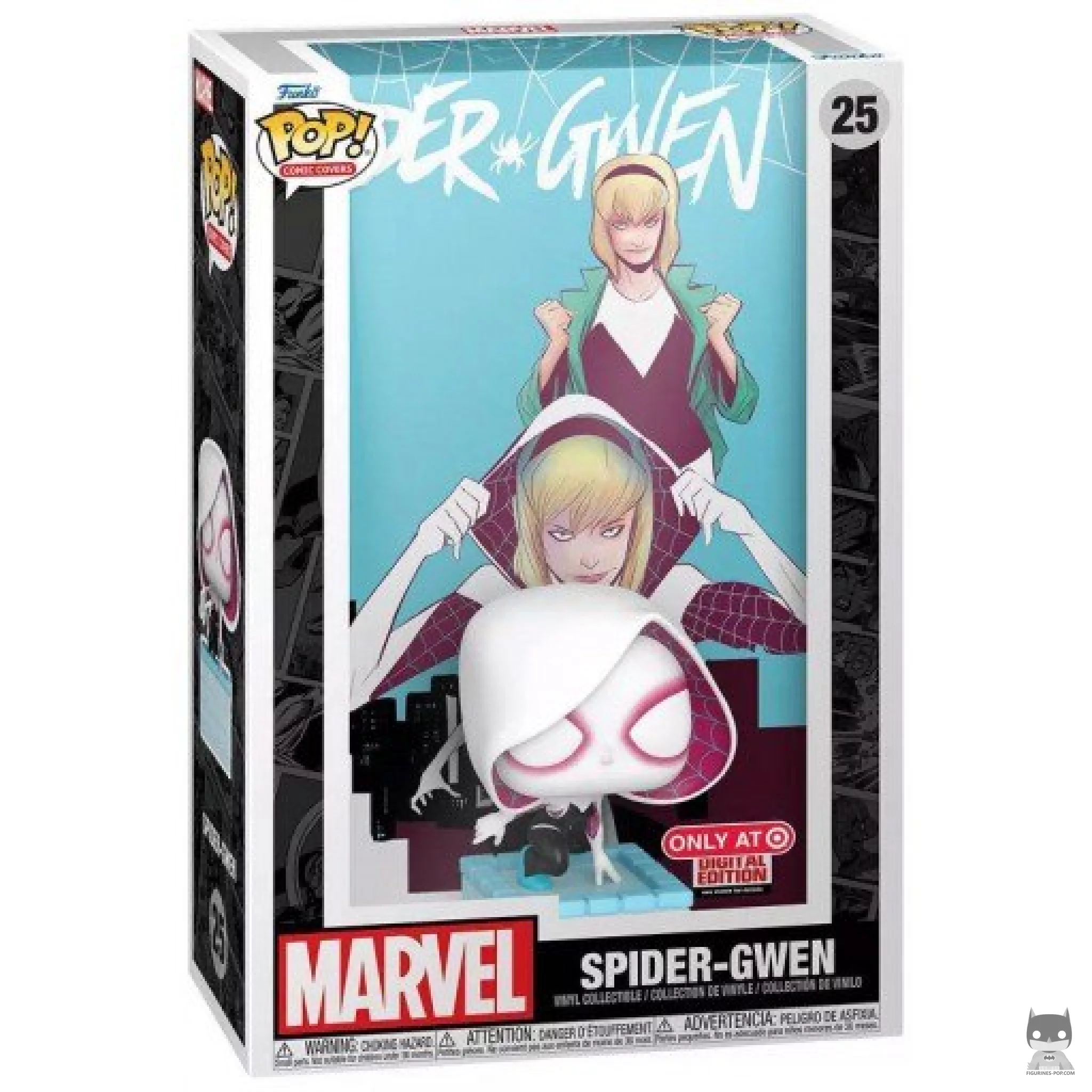 Spider-Gwen Funko Pop! figure in its box