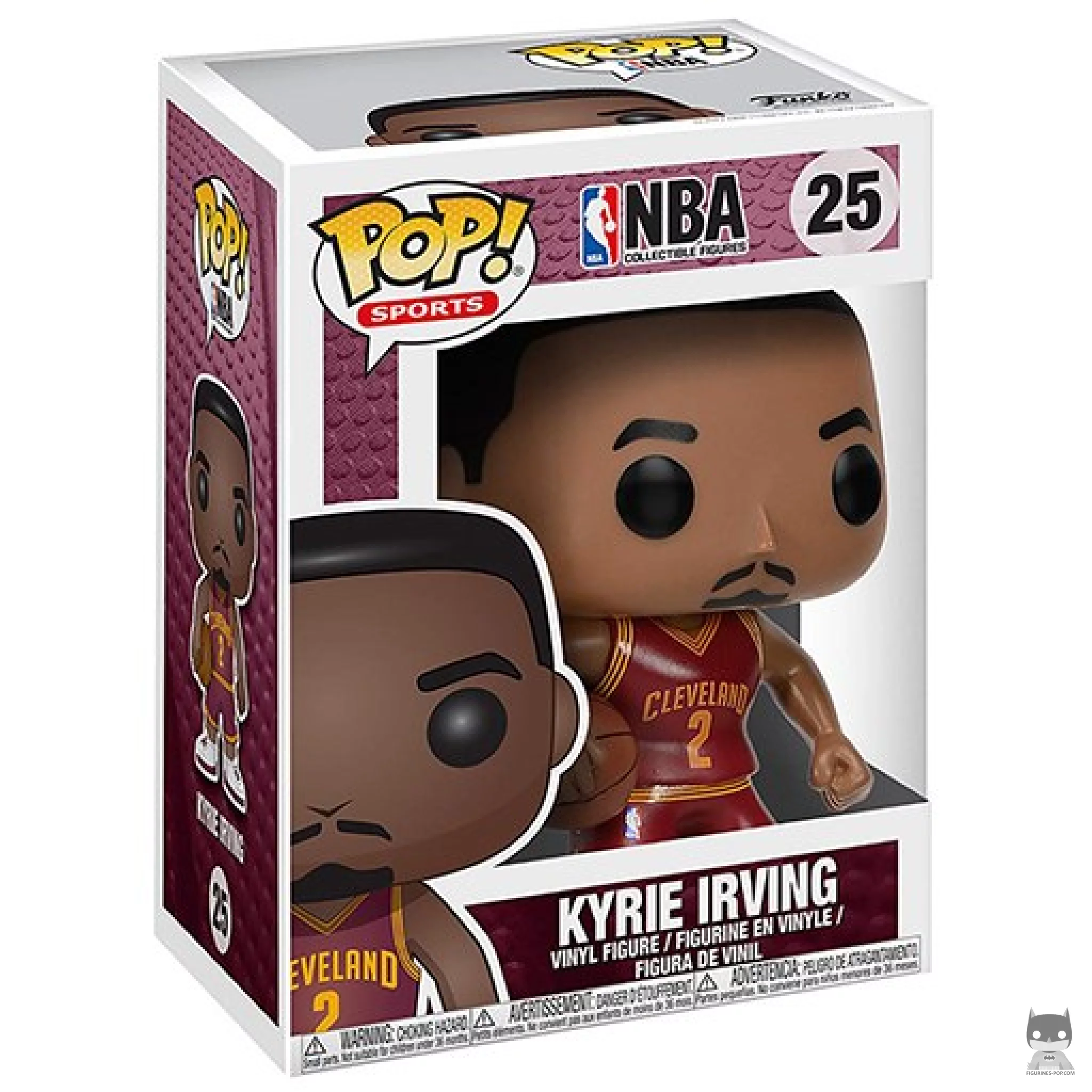 Kyrie Irving Funko Pop! figure in its box