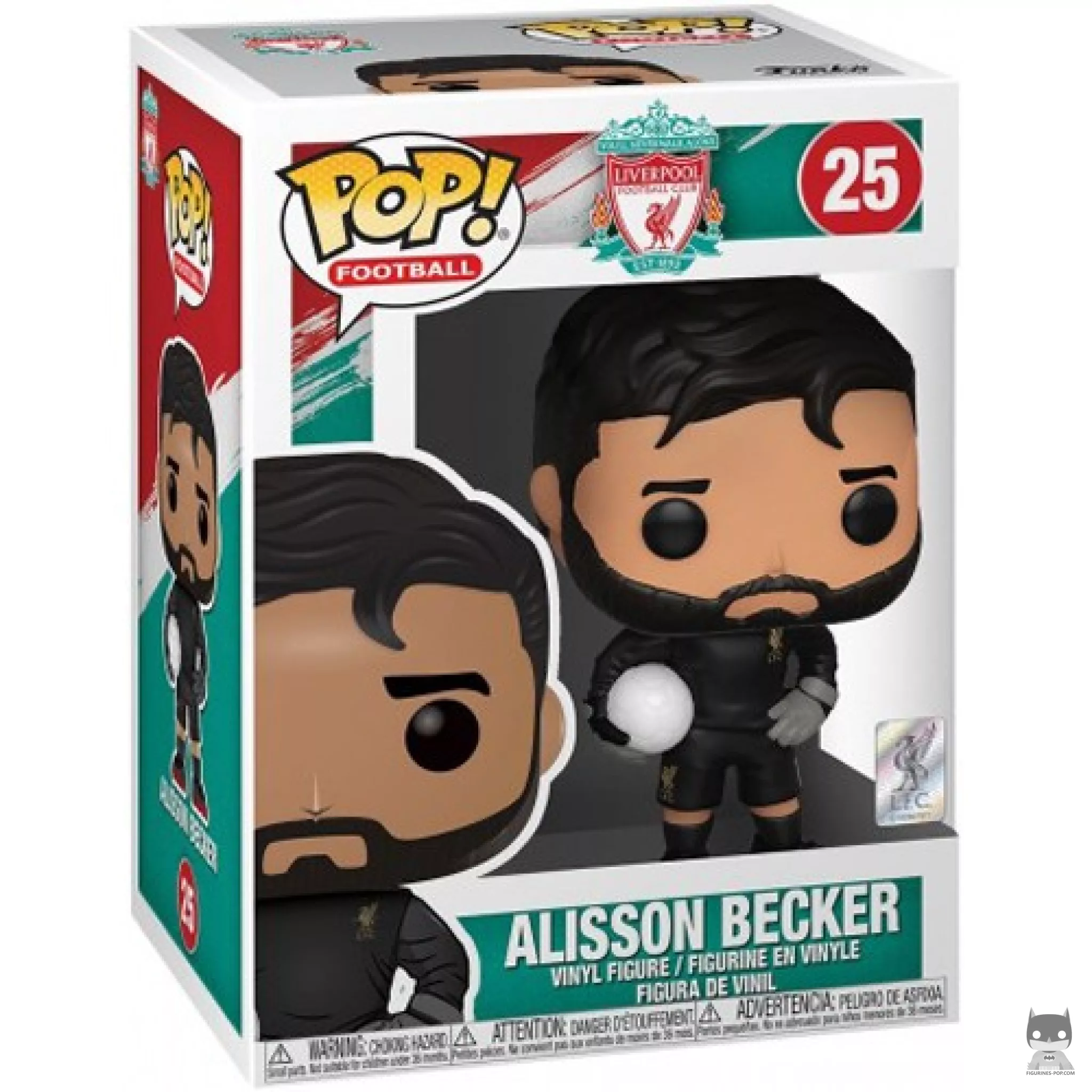 Alisson Becker (Liverpool) Funko Pop! figure in its box