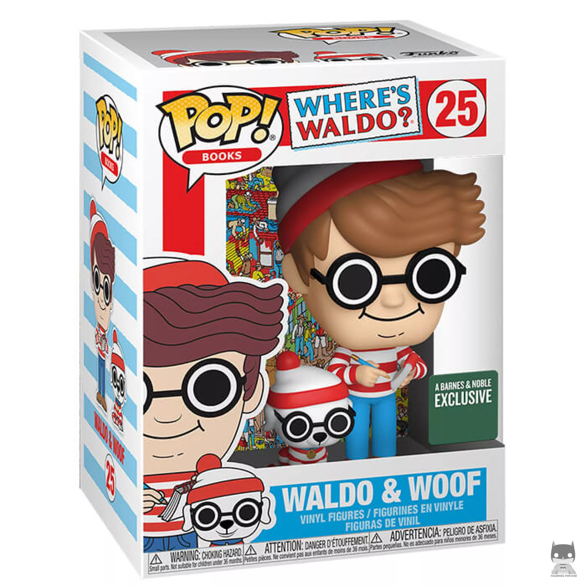 Waldo & Woof Funko Pop! figure in its box
