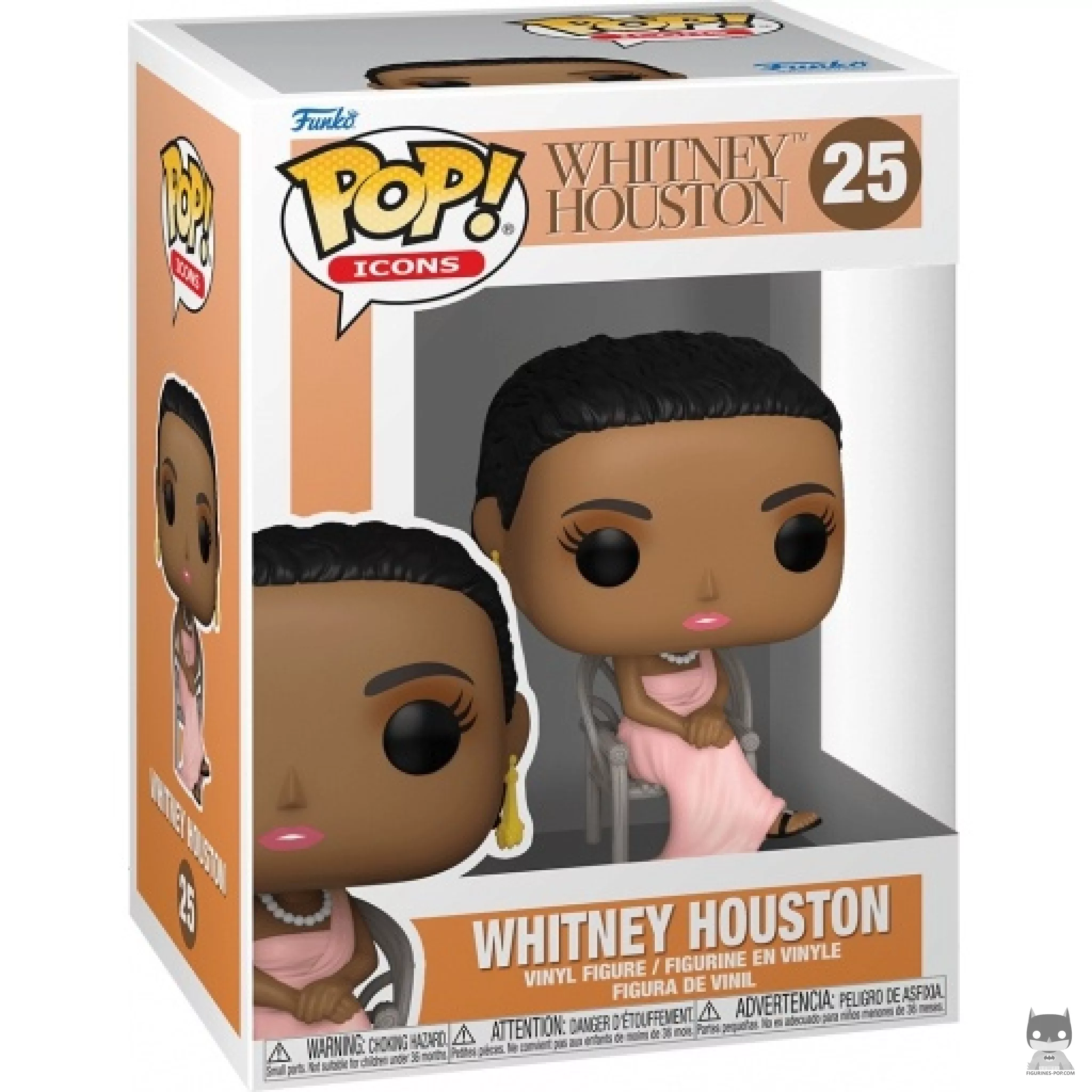 Whitney Houston Funko Pop! figure in its box