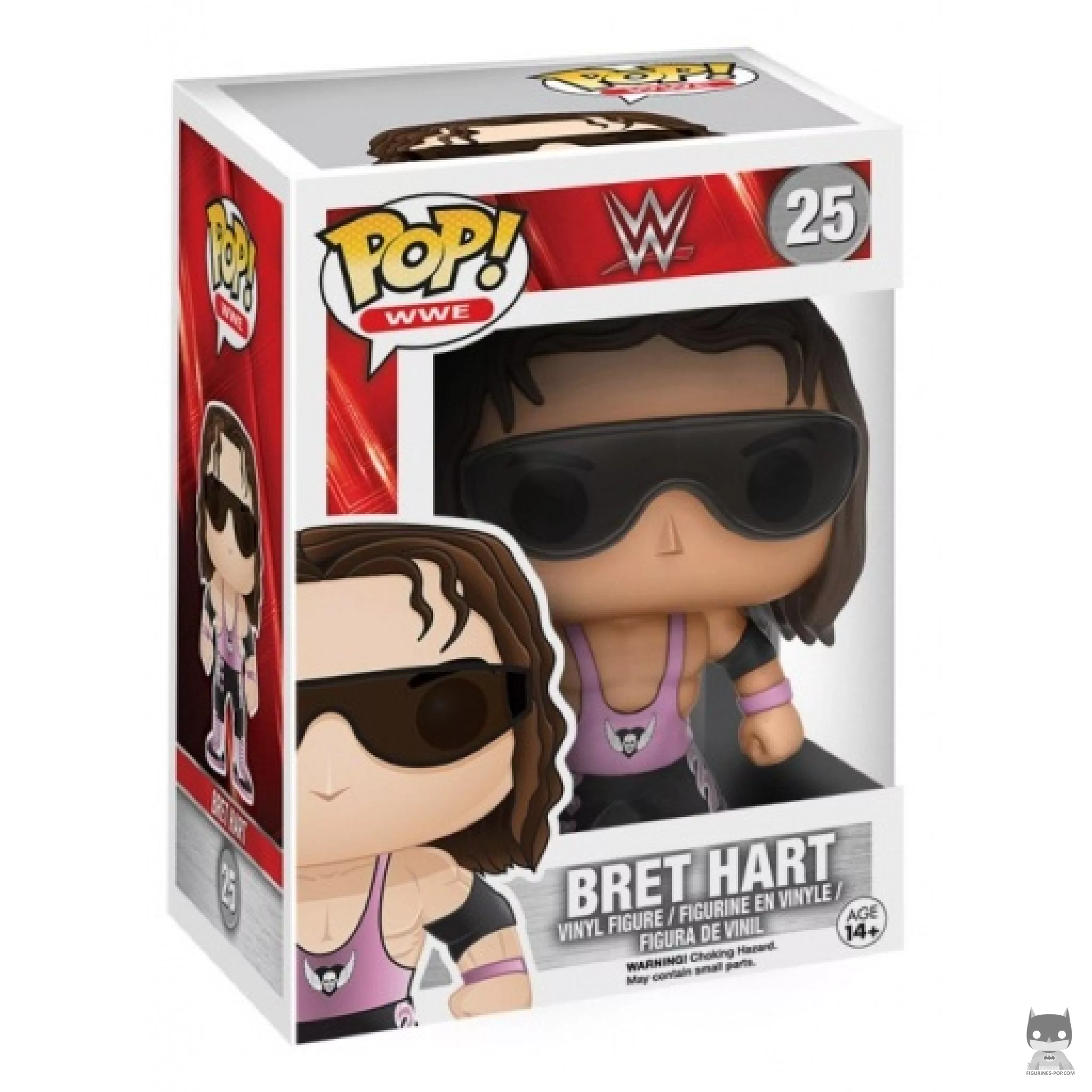 Bret Hart Funko Pop! figure in its box