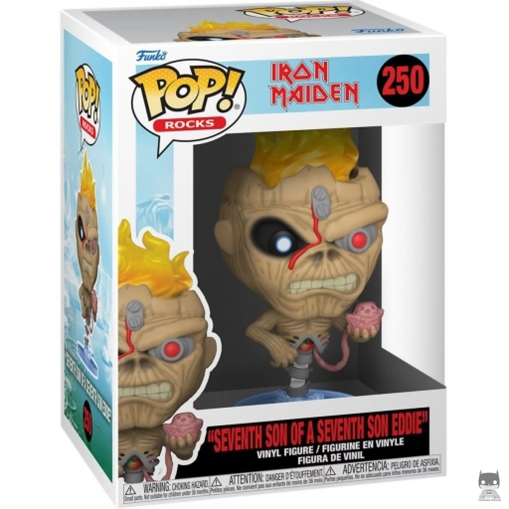 Seventh Son of a Seventh Son Eddie Funko Pop! figure in its box