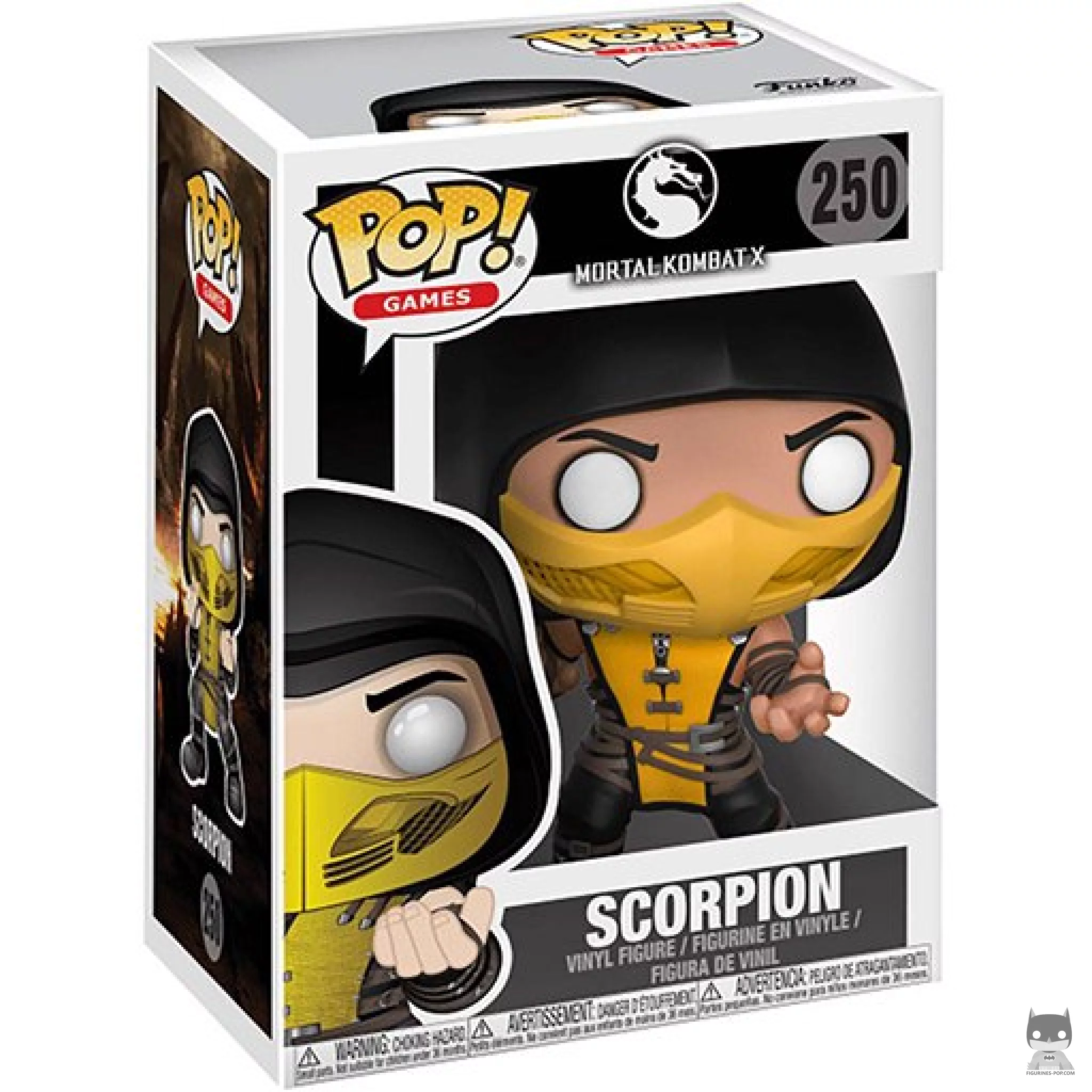 Scorpion Funko Pop! figure in its box