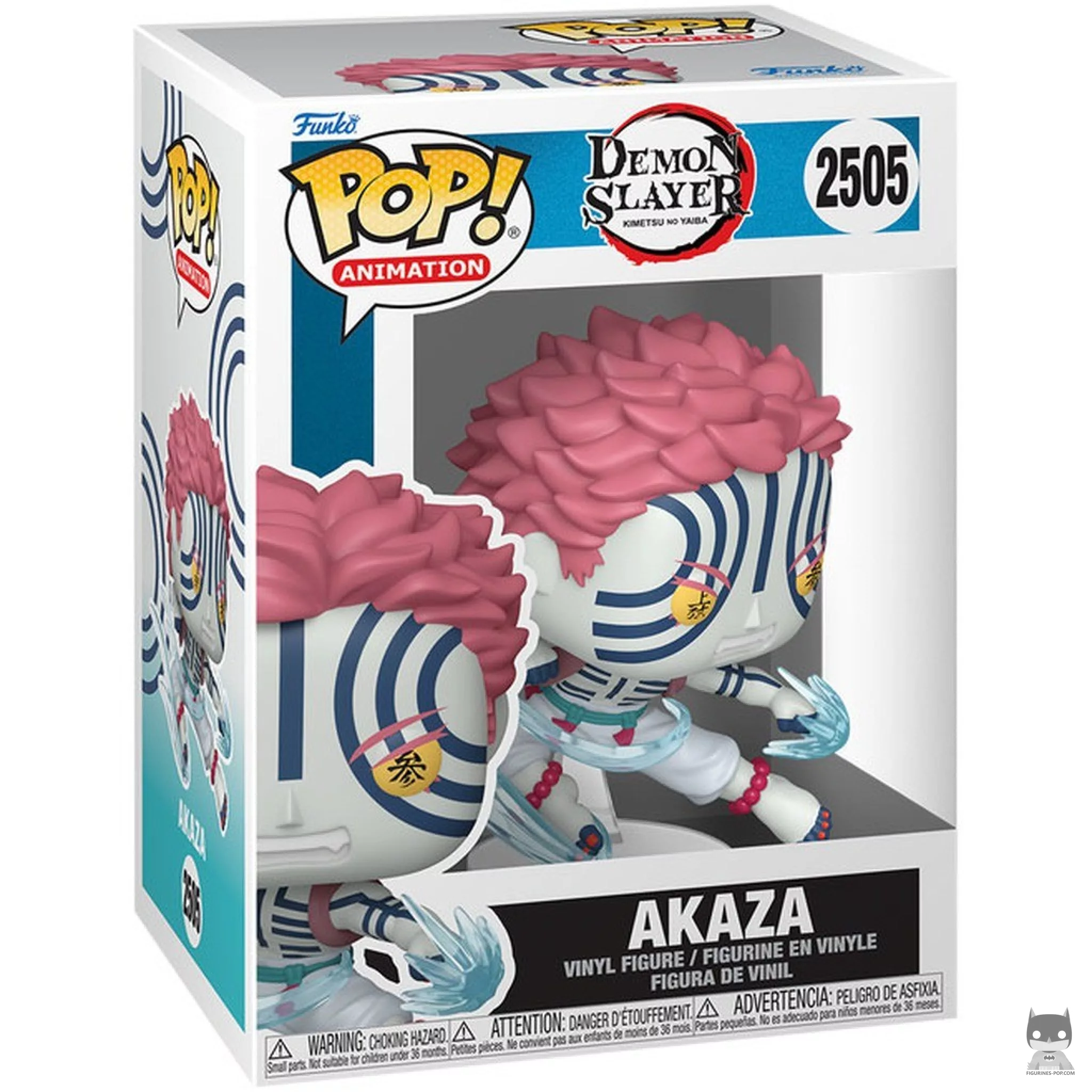 Akaza Funko Pop! figure in its box
