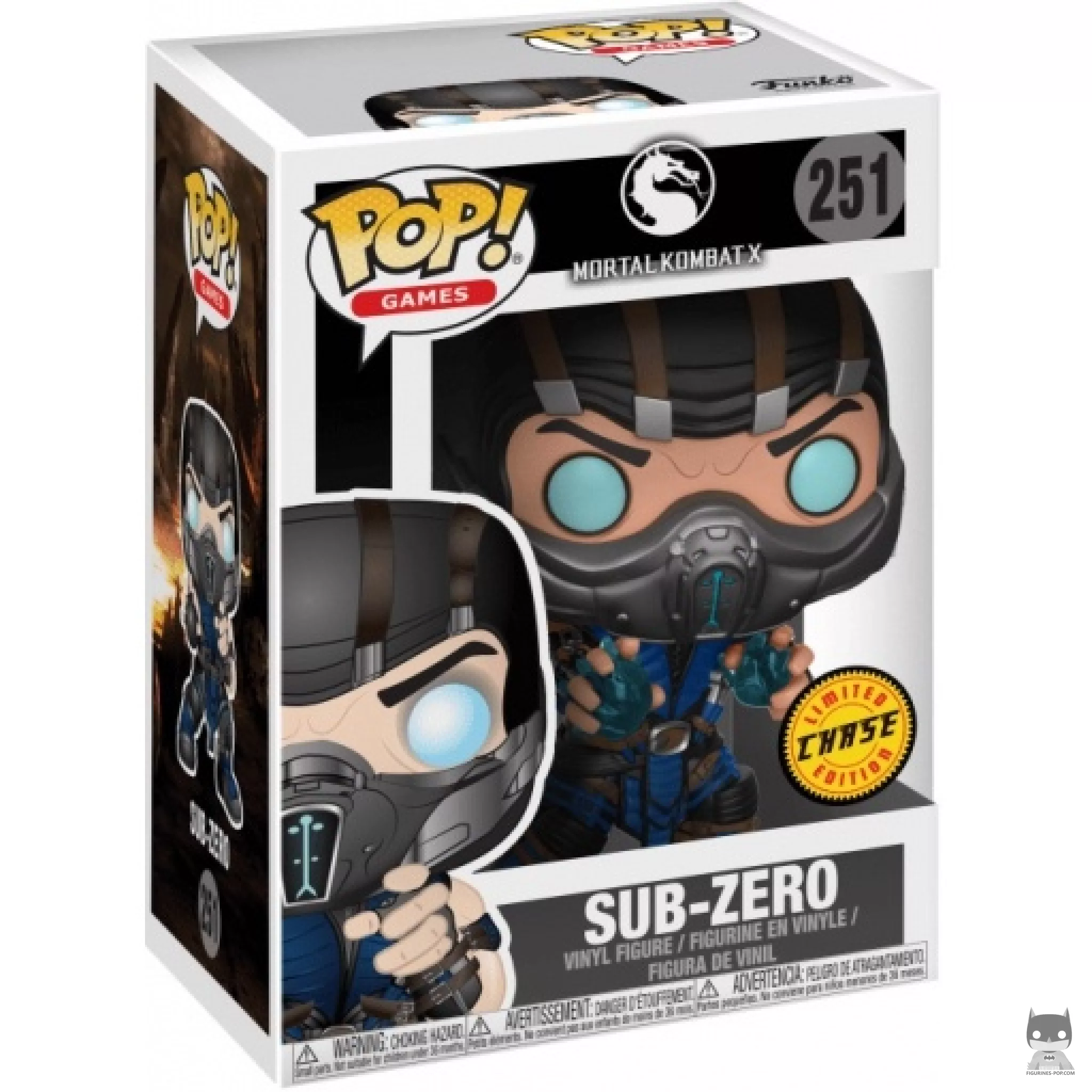 Sub-Zero (Chase) Funko Pop! figure in its box