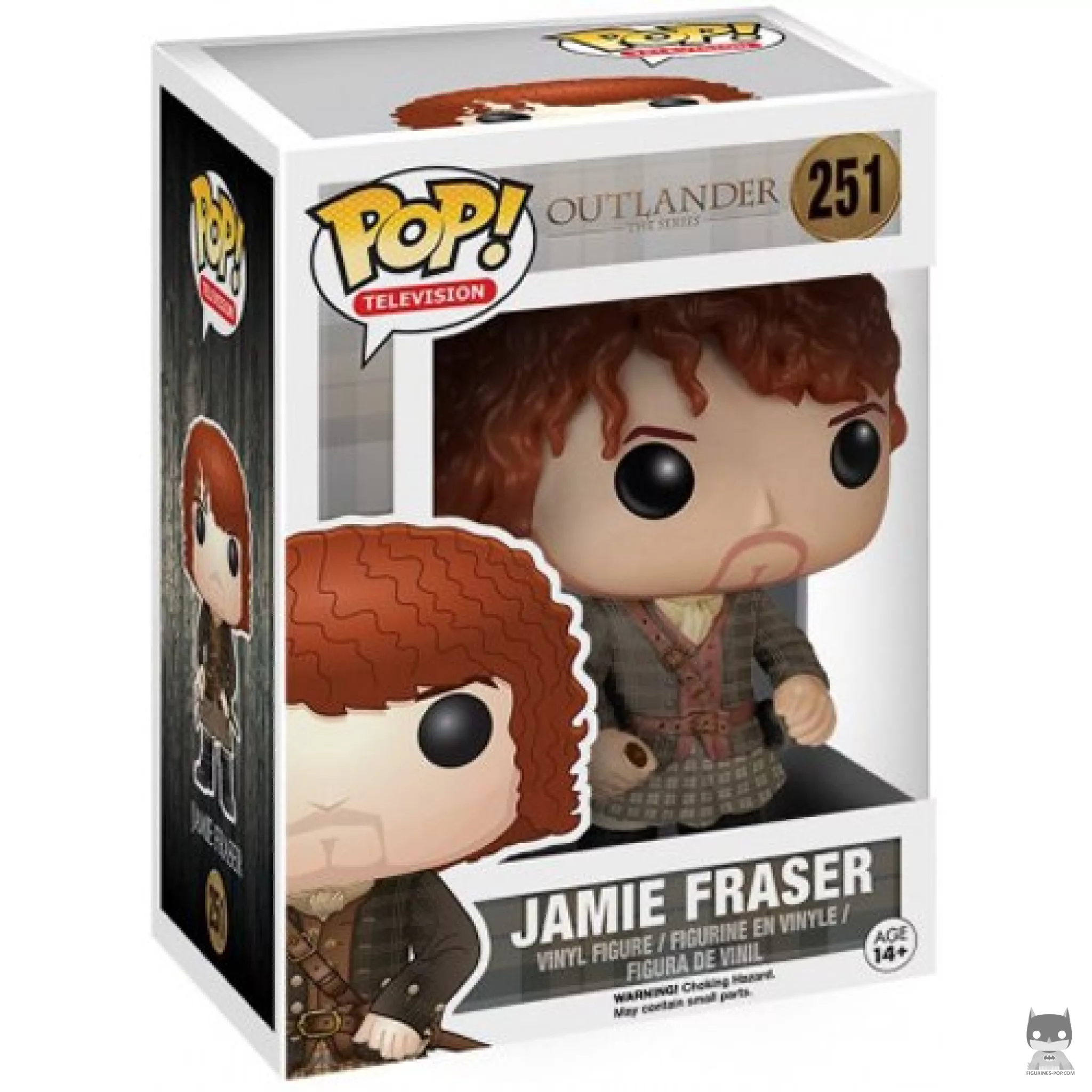 Jamie Fraser Funko Pop! figure in its box
