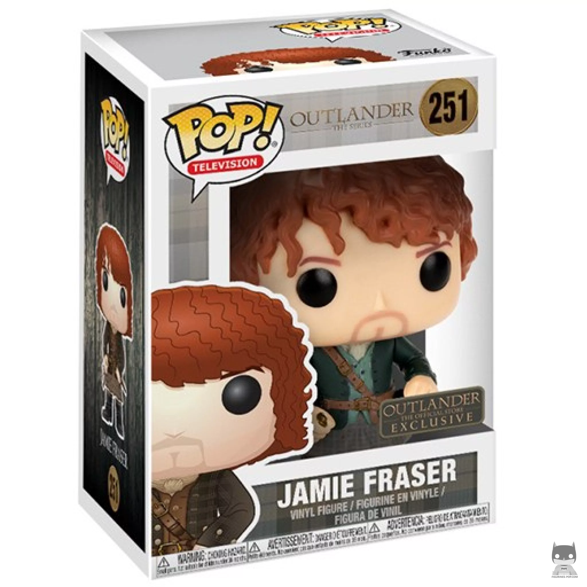Jamie Fraser (Green vest) Funko Pop! figure in its box