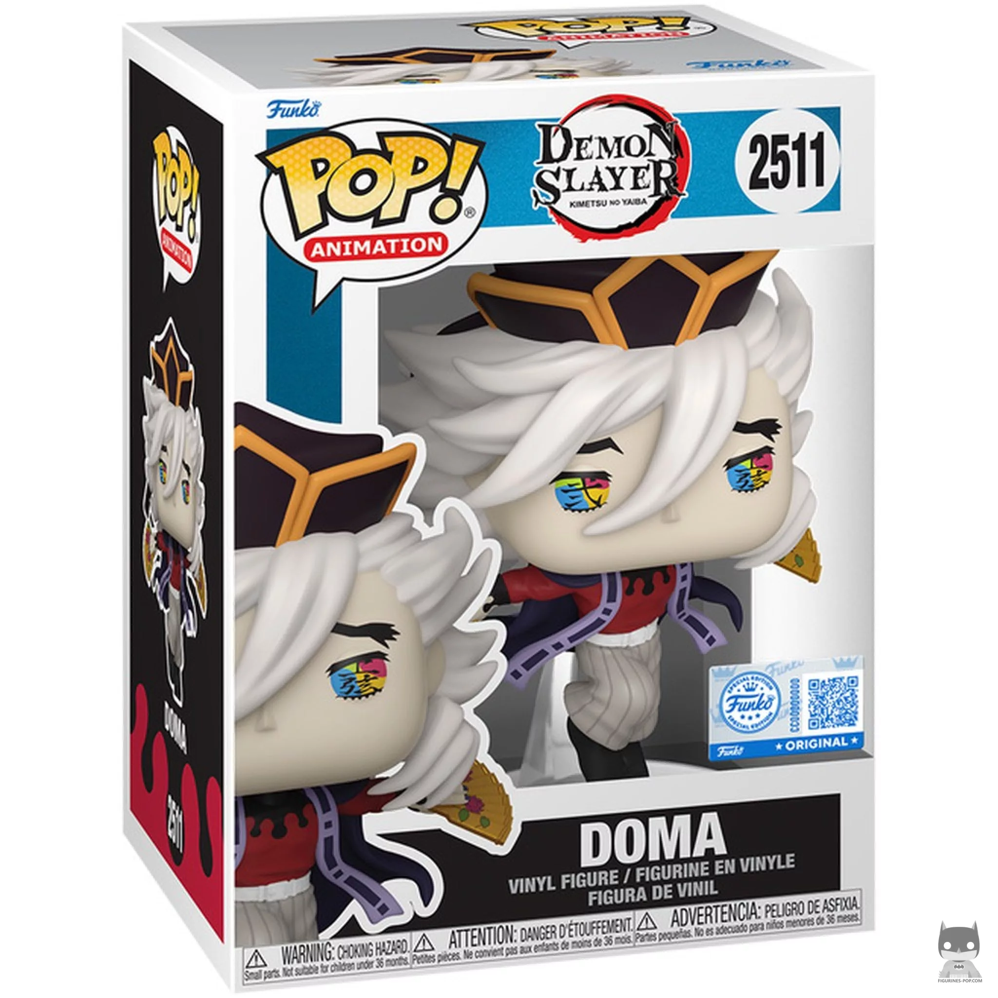 Doma with War Fans Funko Pop! figure in its box