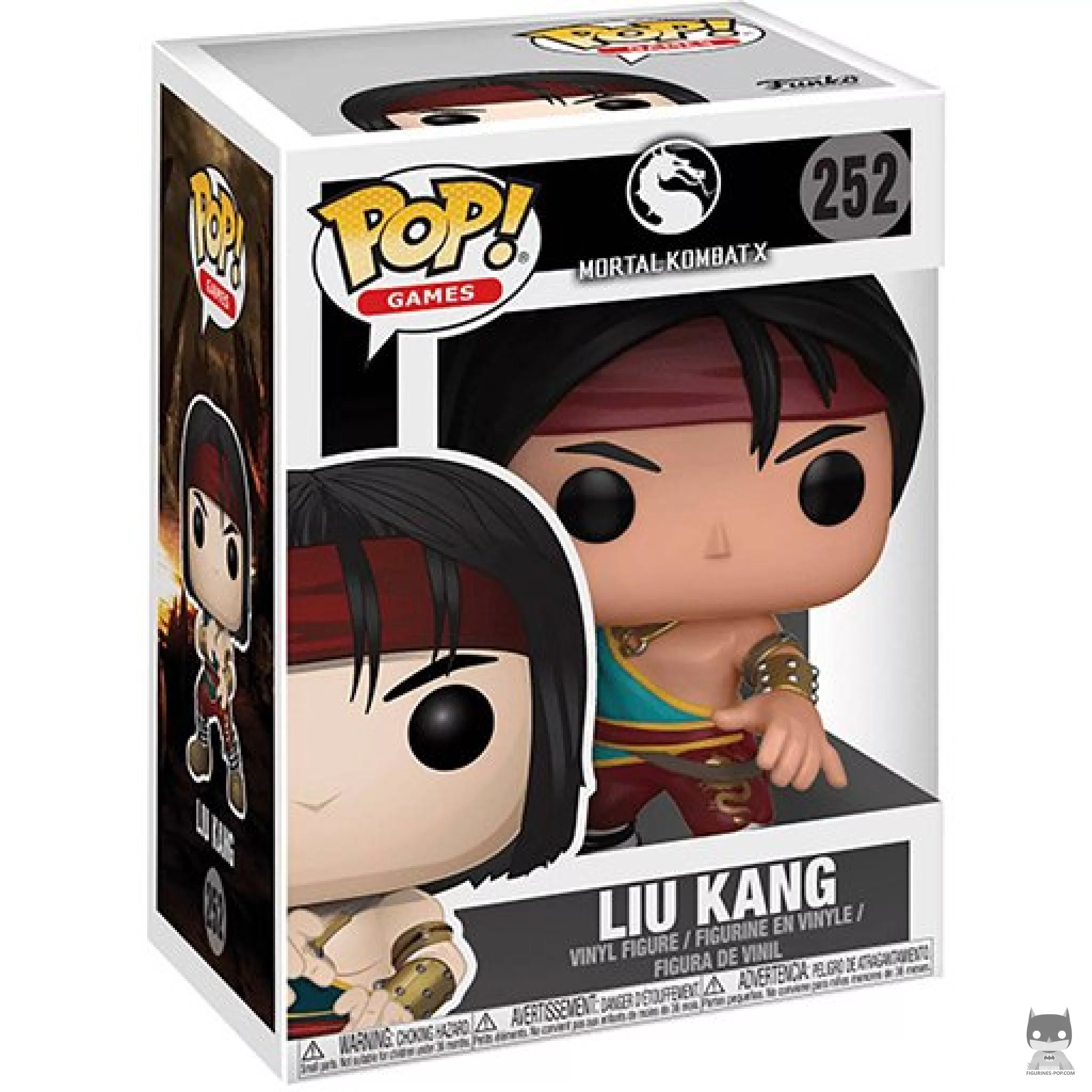 Liu Kang Funko Pop! figure in its box