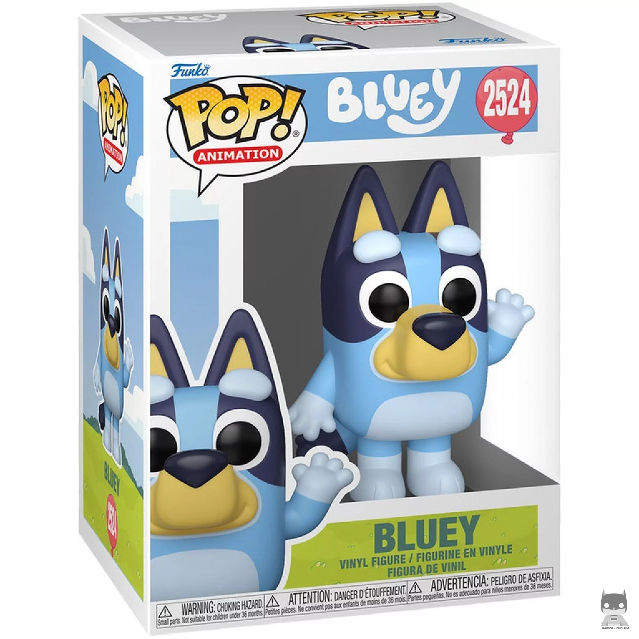 Bluey Funko Pop! figure in its box