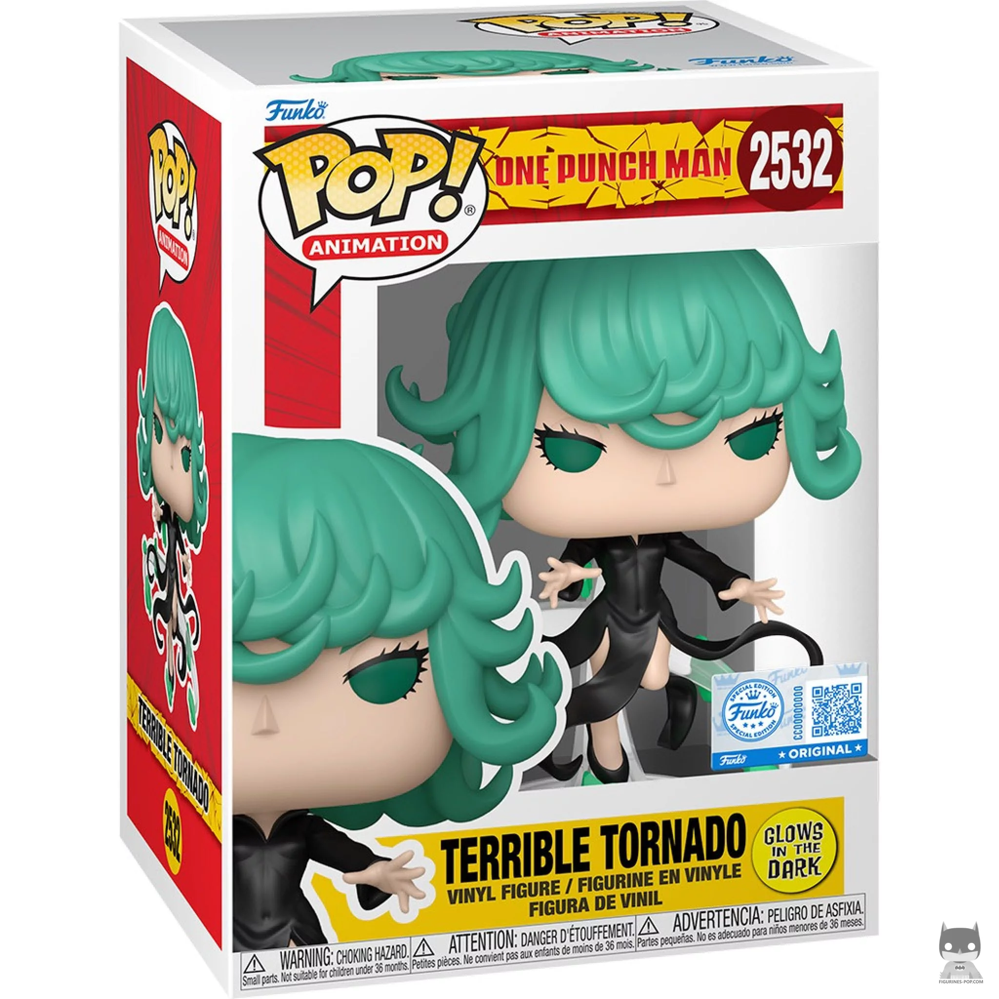 Terrible Tornado (Glow) Funko Pop! figure in its box