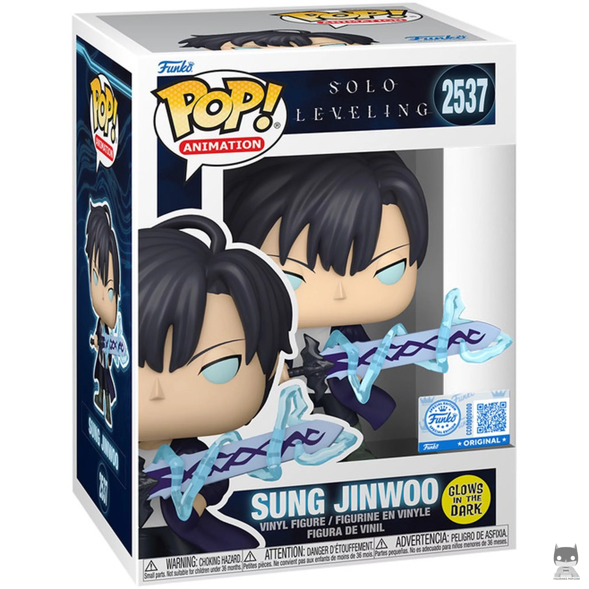 Sung Jinwoo (Glow in the Dark) Funko Pop! figure in its box