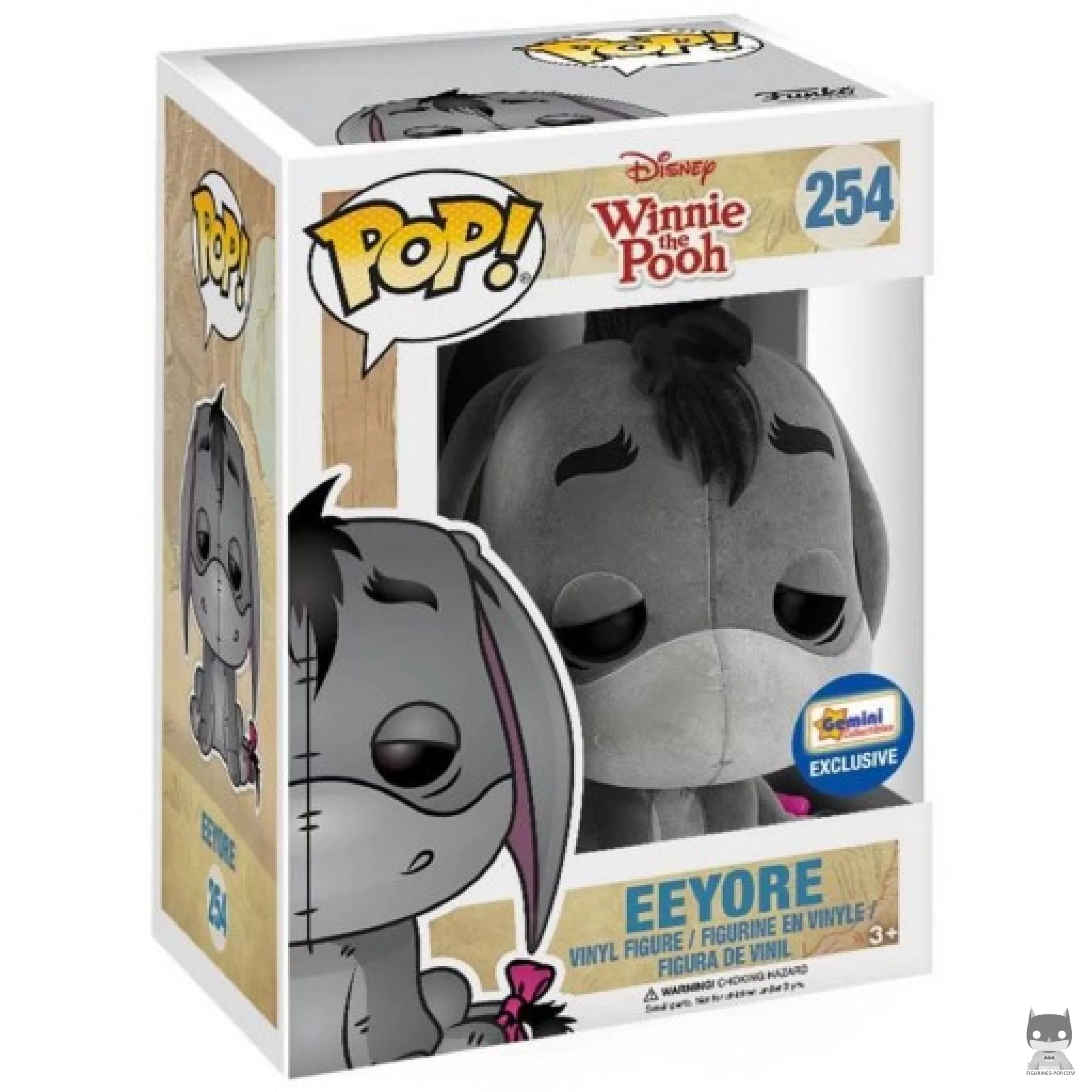 Eeyore (Flocked) Funko Pop! figure in its box