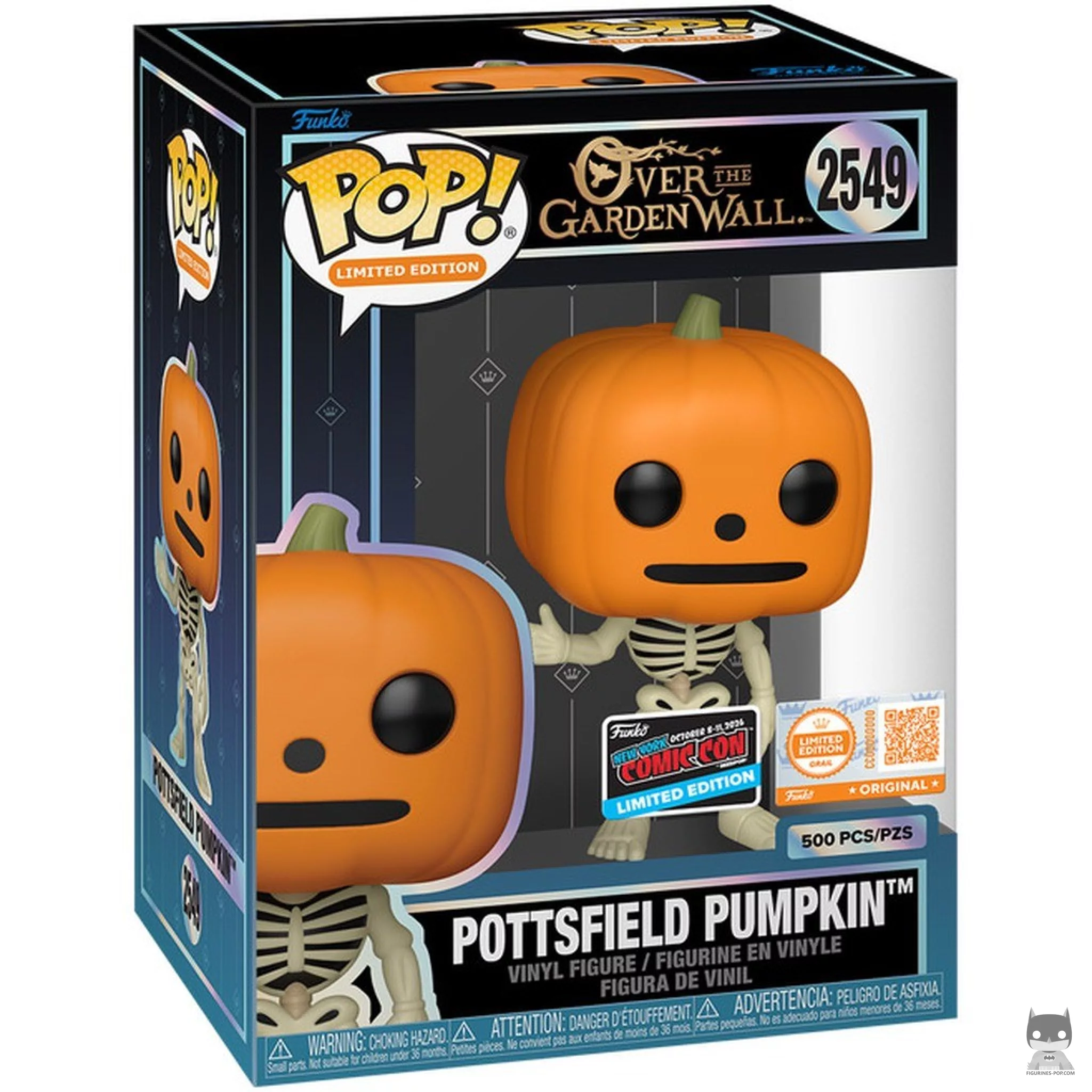 Pottsfield Pumpkin Funko Pop! figure in its box