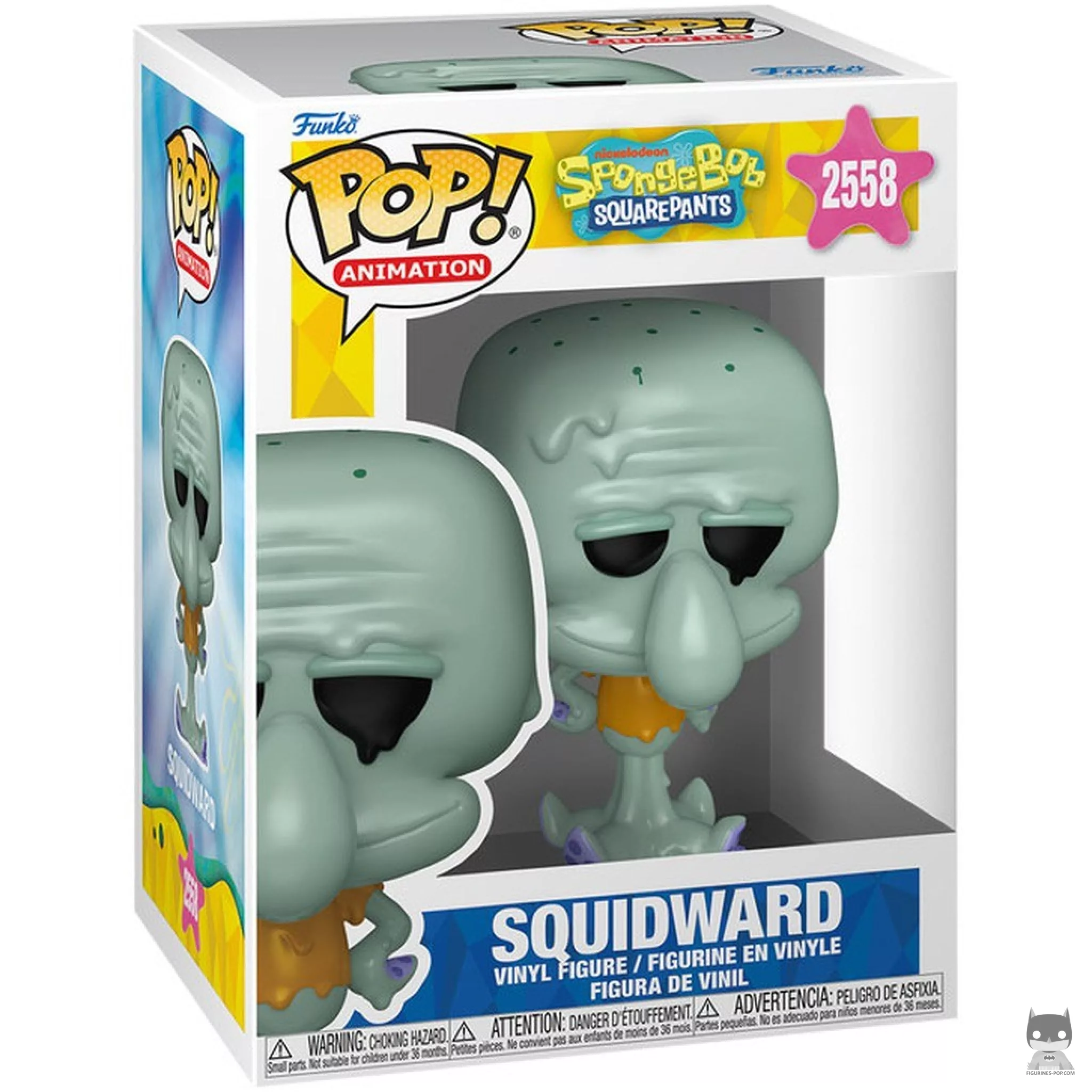 Squidward (Melting) Funko Pop! figure in its box