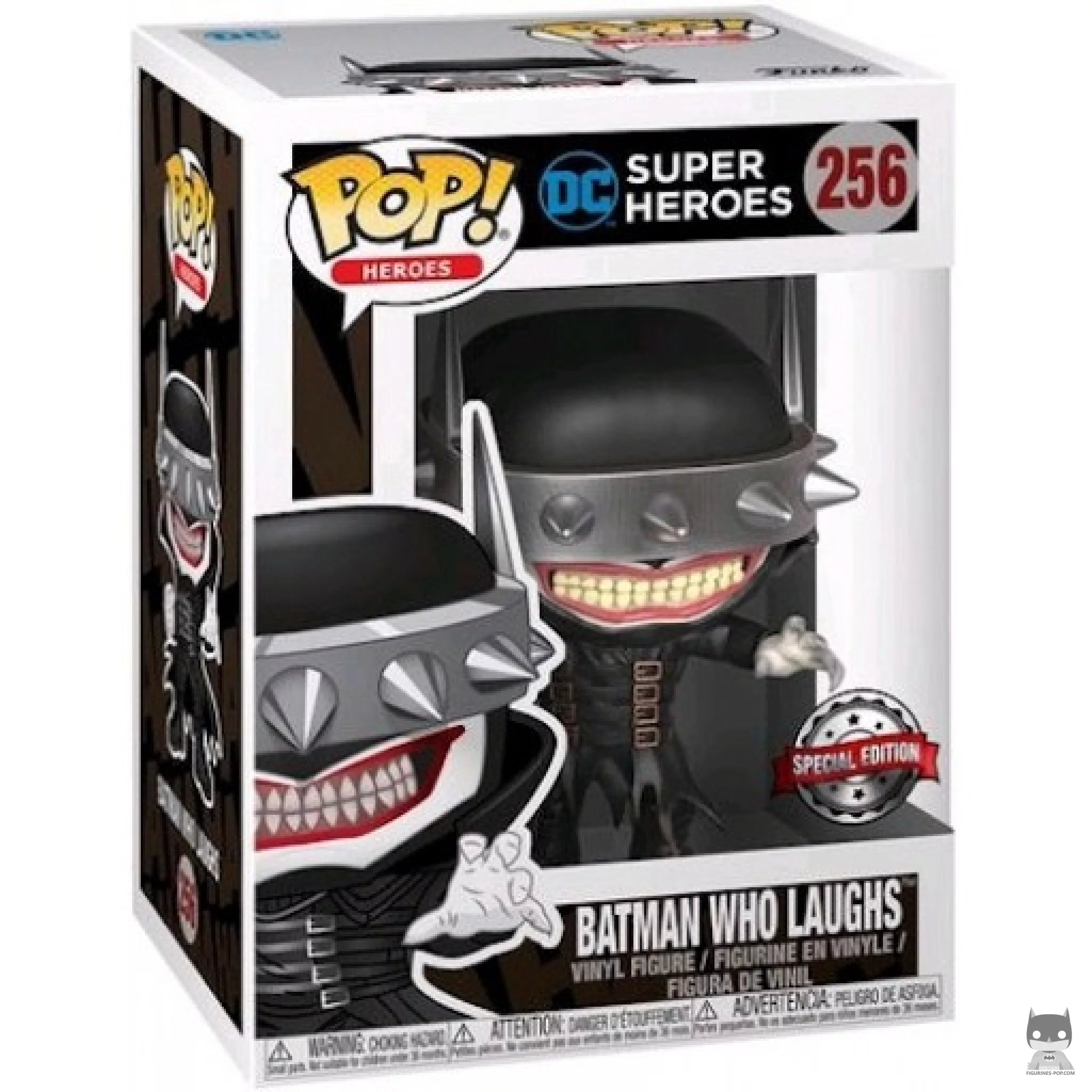 Batman Who Laughs Funko Pop! figure in its box