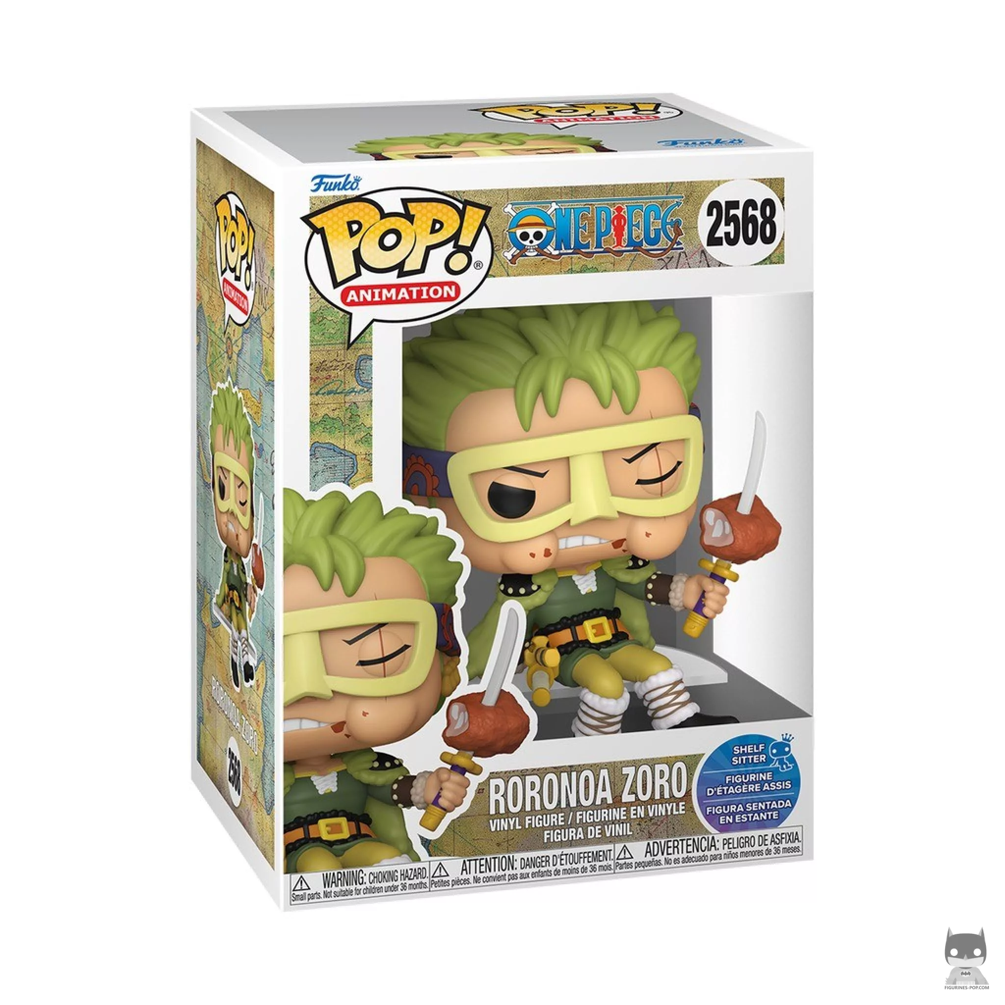 Roronoa Zoro (Shelf Sitter) Funko Pop! figure in its box