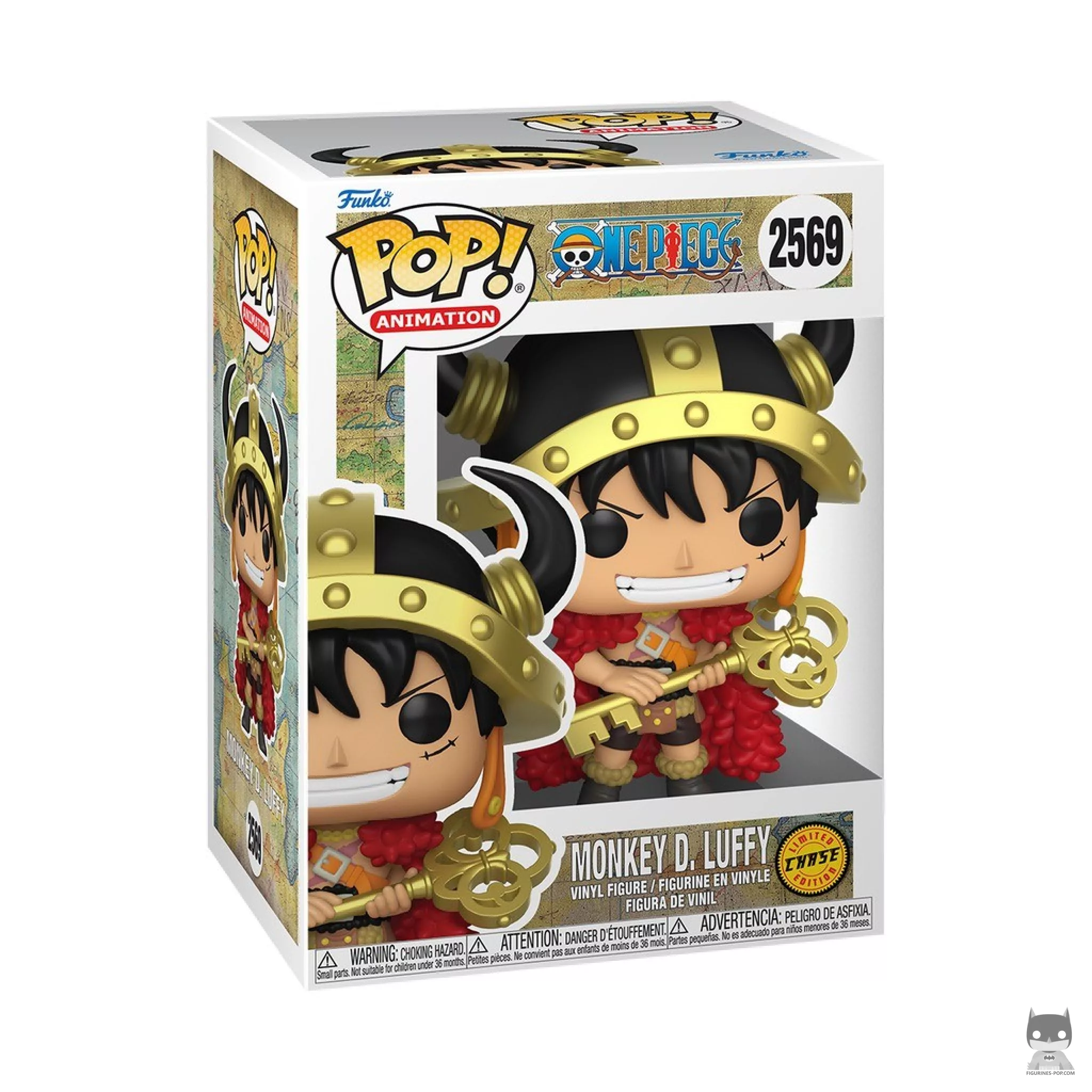 Monkey D. Luffy with Helmet (Chase) Funko Pop! figure in its box