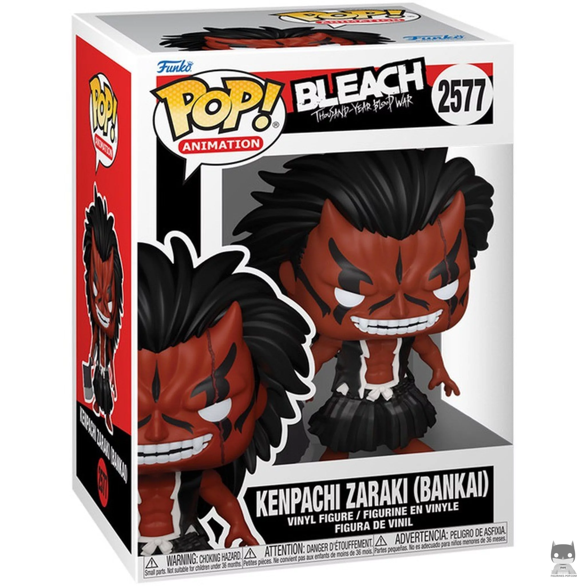 Kenpachi Zaraki (Bankai) Funko Pop! figure in its box