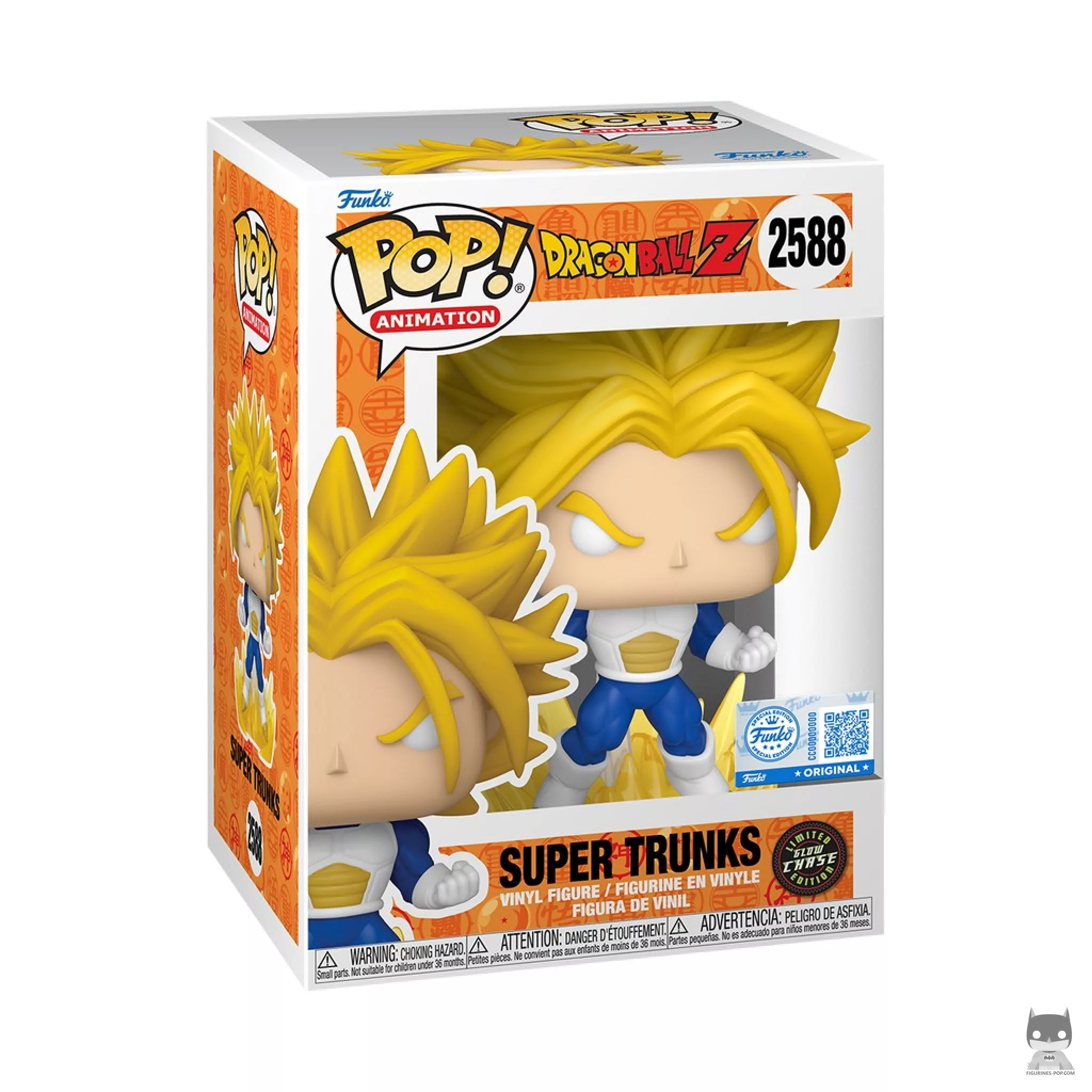 Super Trunks (Chase & Glow in the Dark) Funko Pop! figure in its box