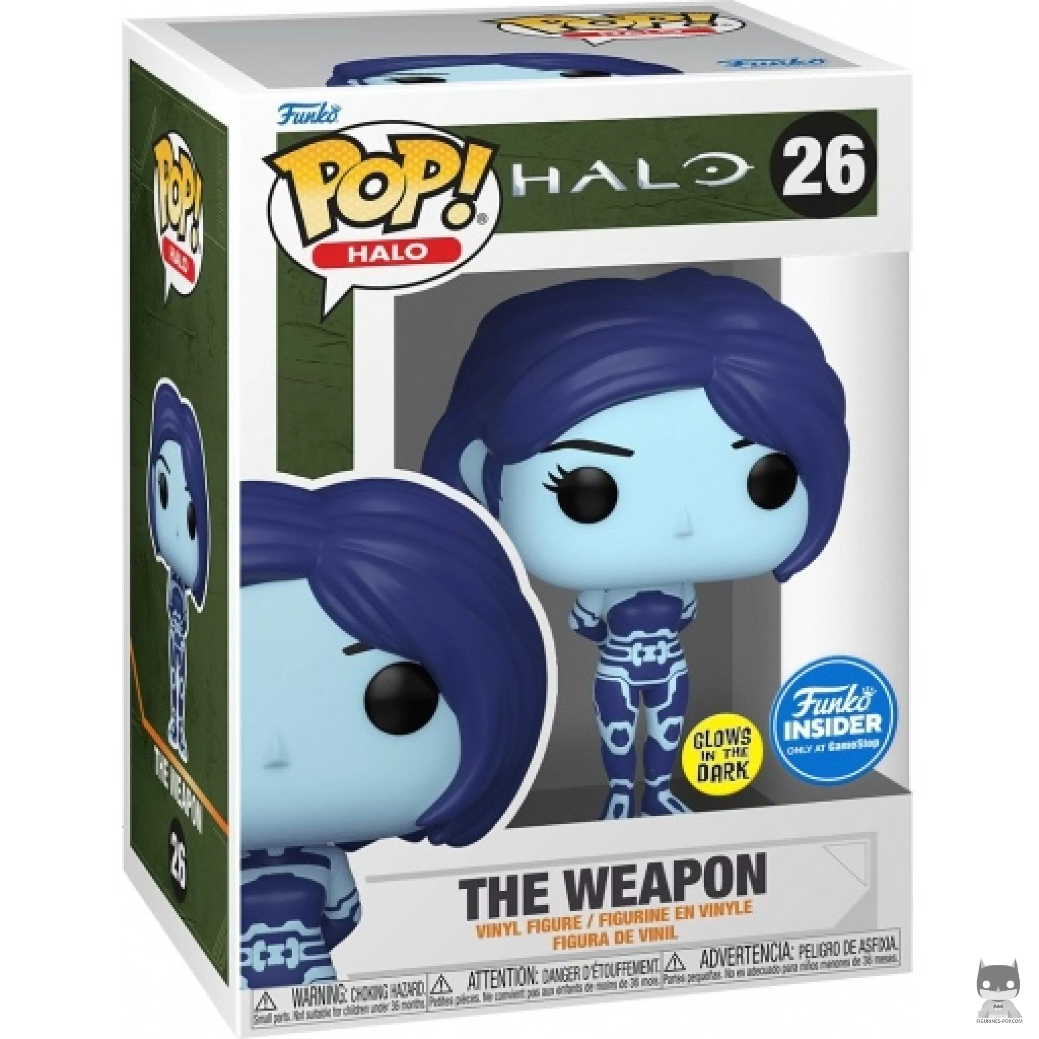 The Weapon (Glow in the Dark) Funko Pop! figure in its box