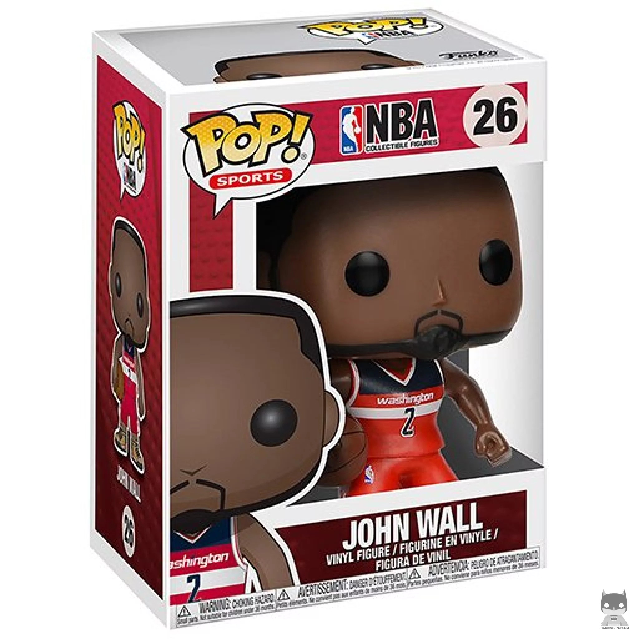 John Wall Funko Pop! figure in its box