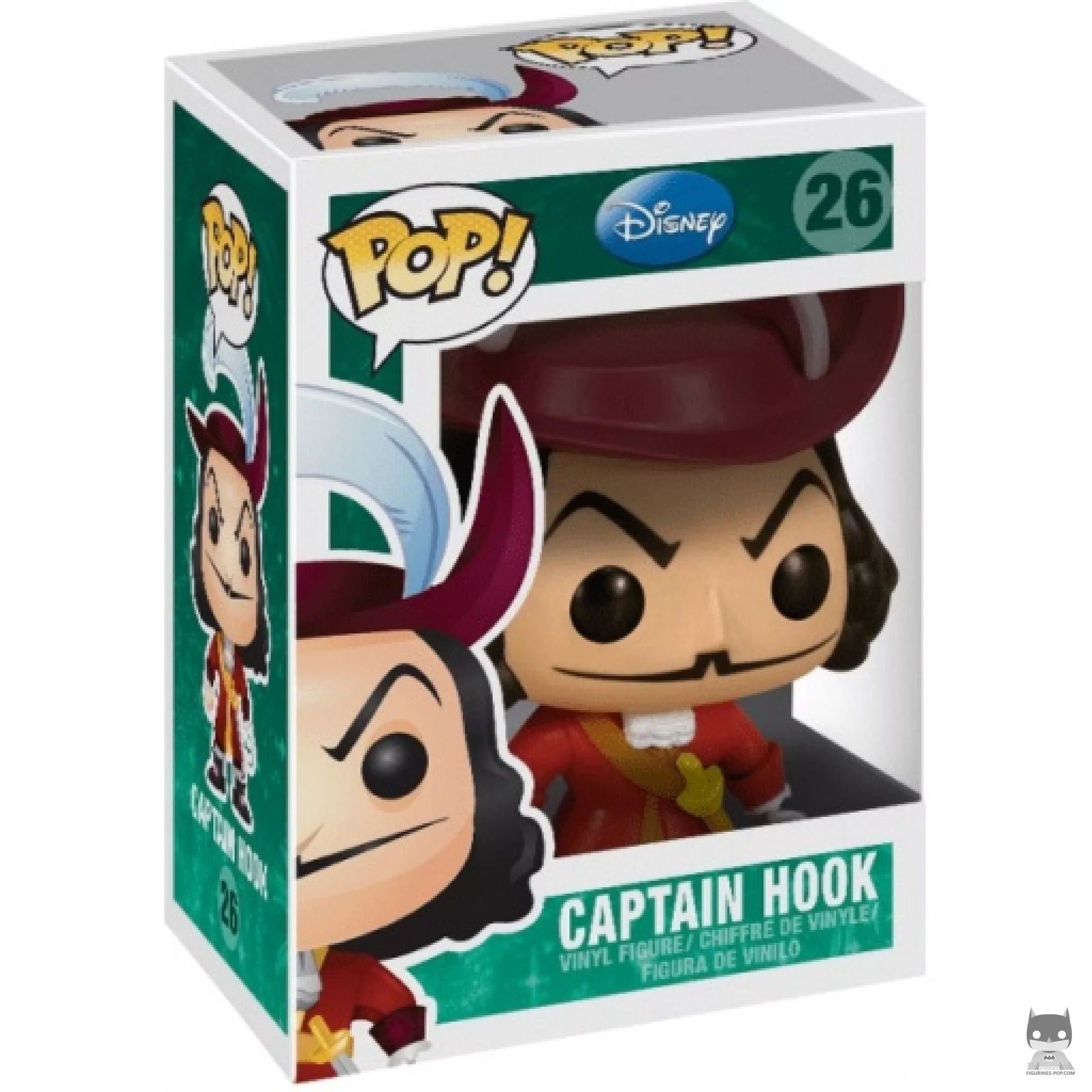 Captain Hook Funko Pop! figure in its box