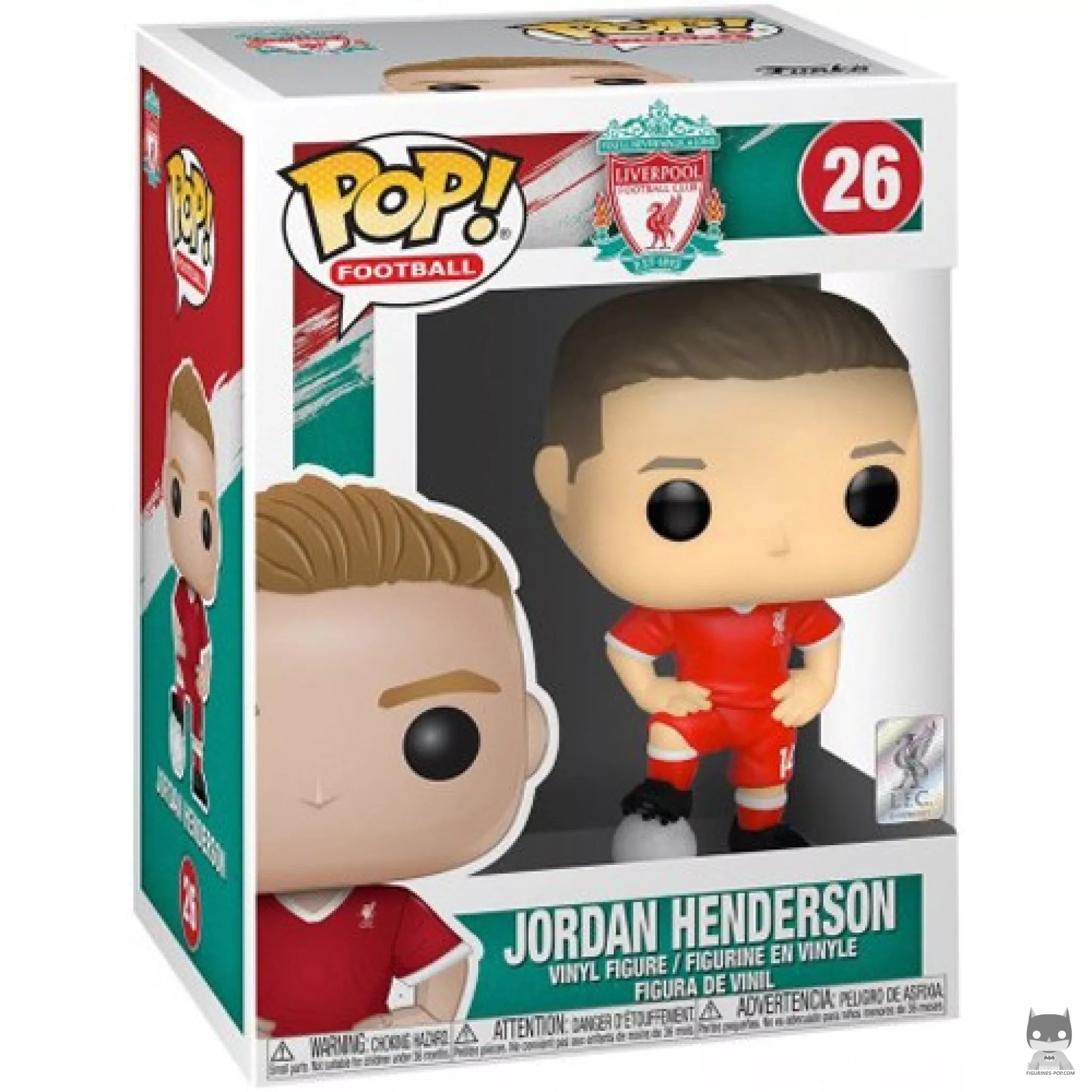 Jordan Henderson (Liverpool) Funko Pop! figure in its box