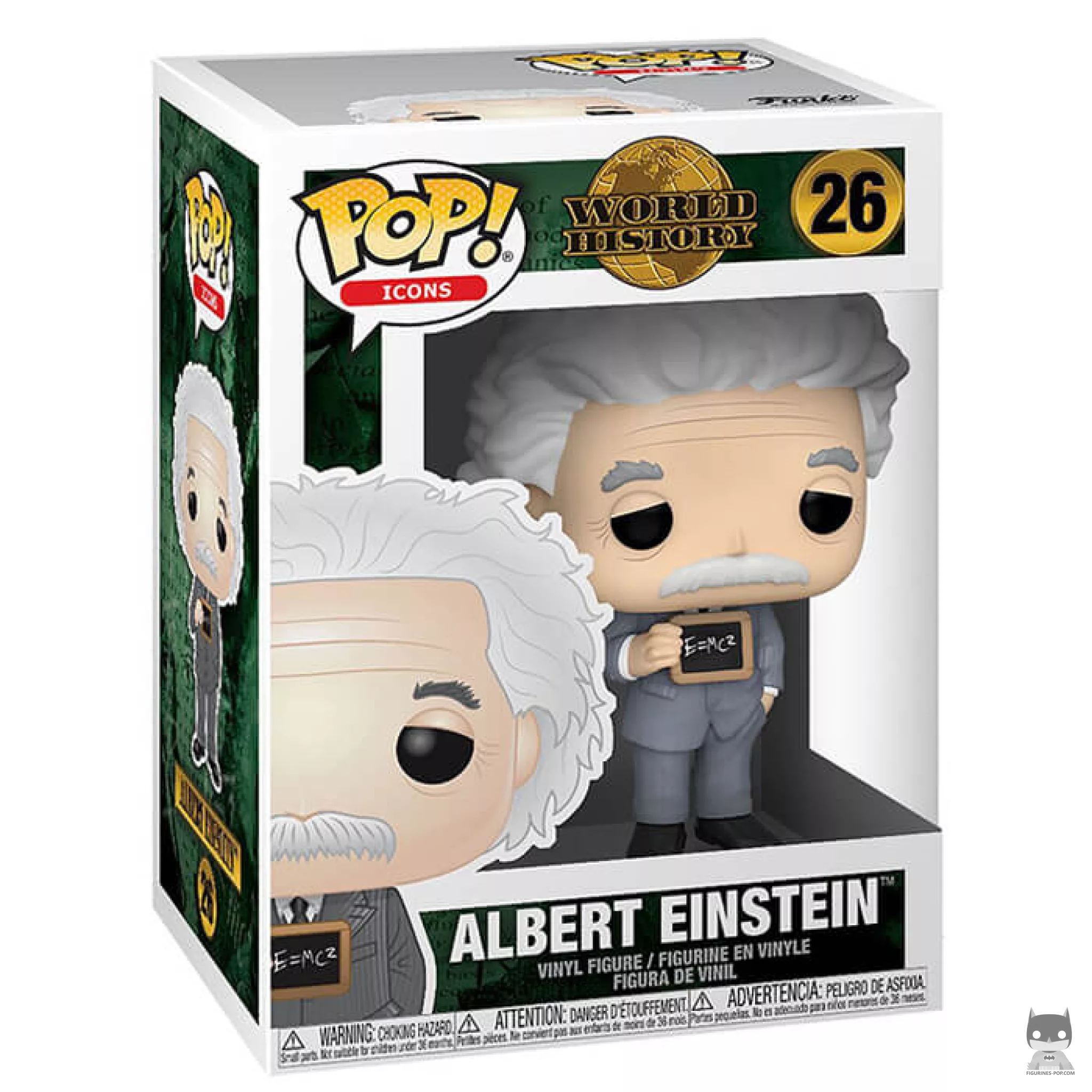 Albert Einstein Funko Pop! figure in its box