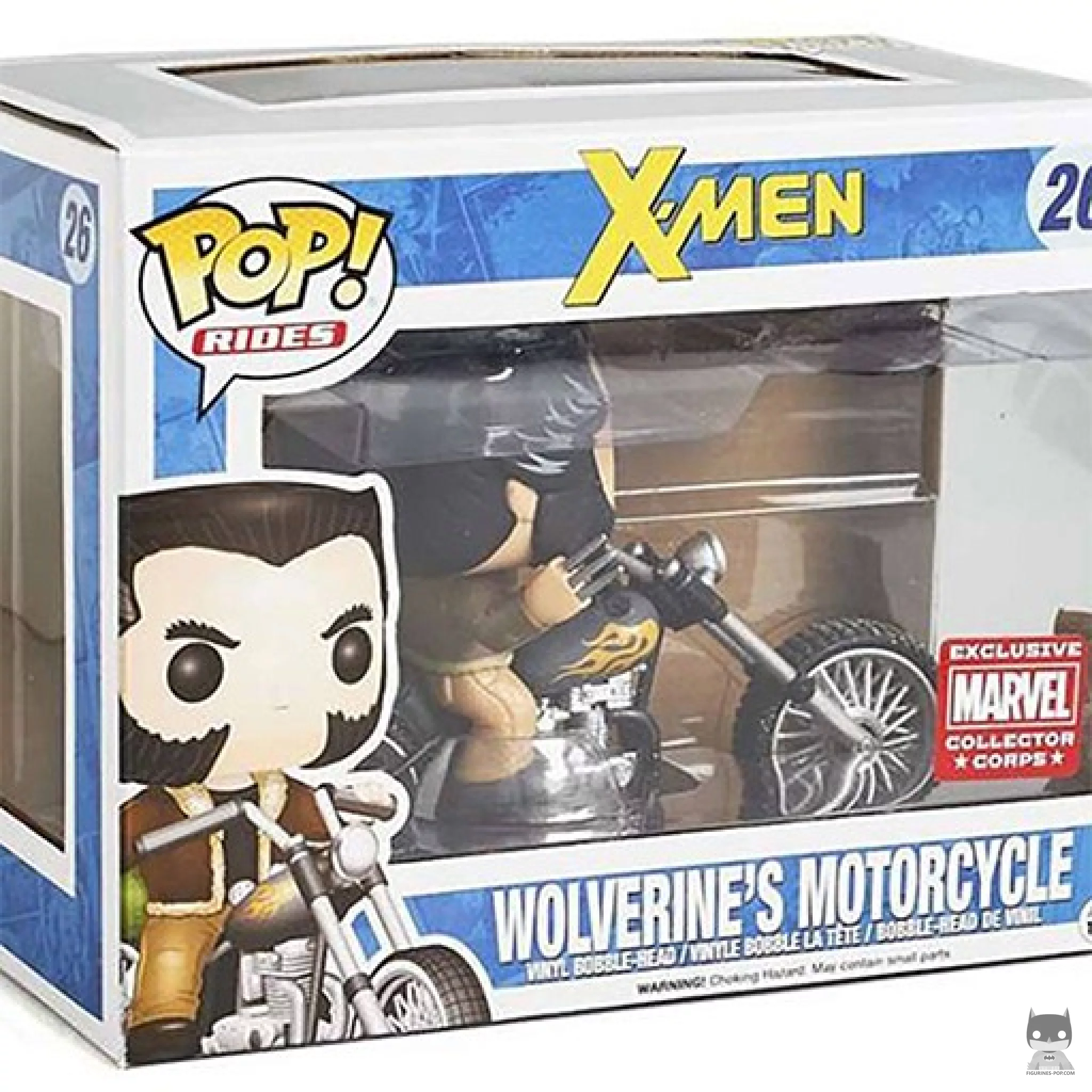 Wolverine's Motorcycle Funko Pop! figure in its box