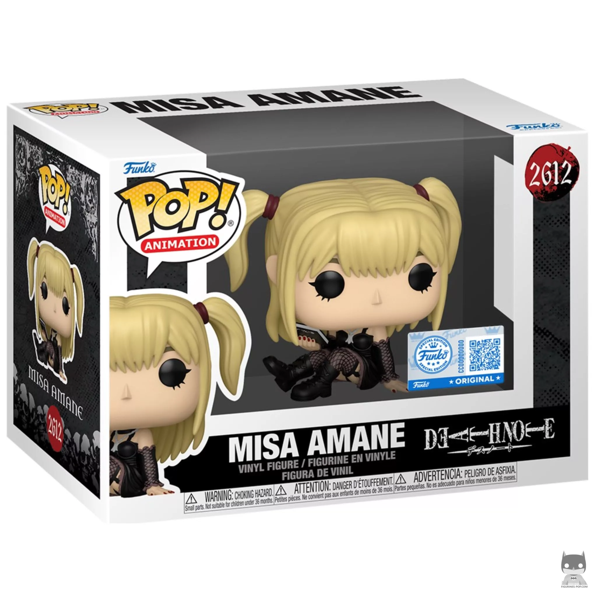 Misa Amane (Sitting) Funko Pop! figure in its box